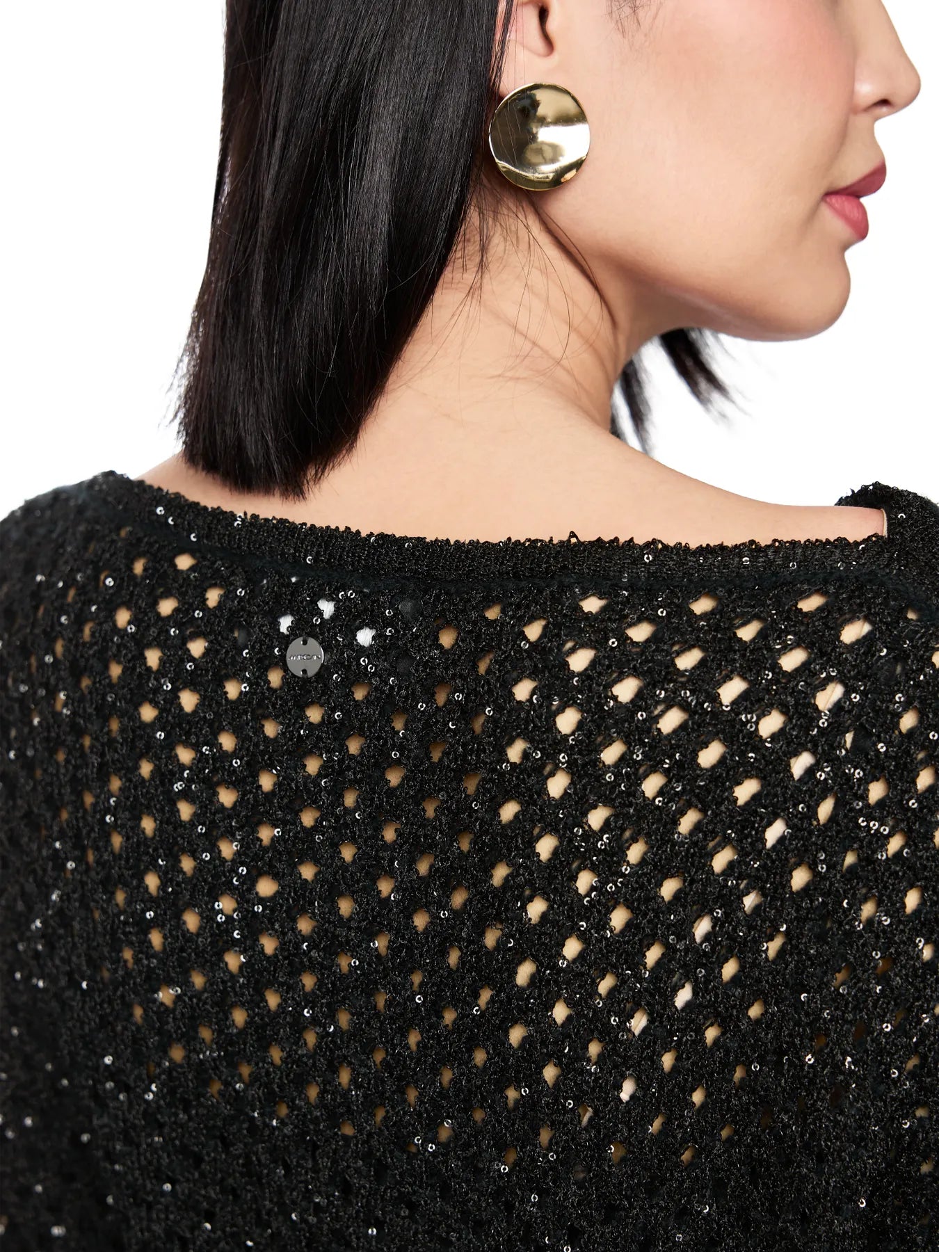 MARC CAIN AC 41.13 M33 Strickpullover Knitted in Germany Black