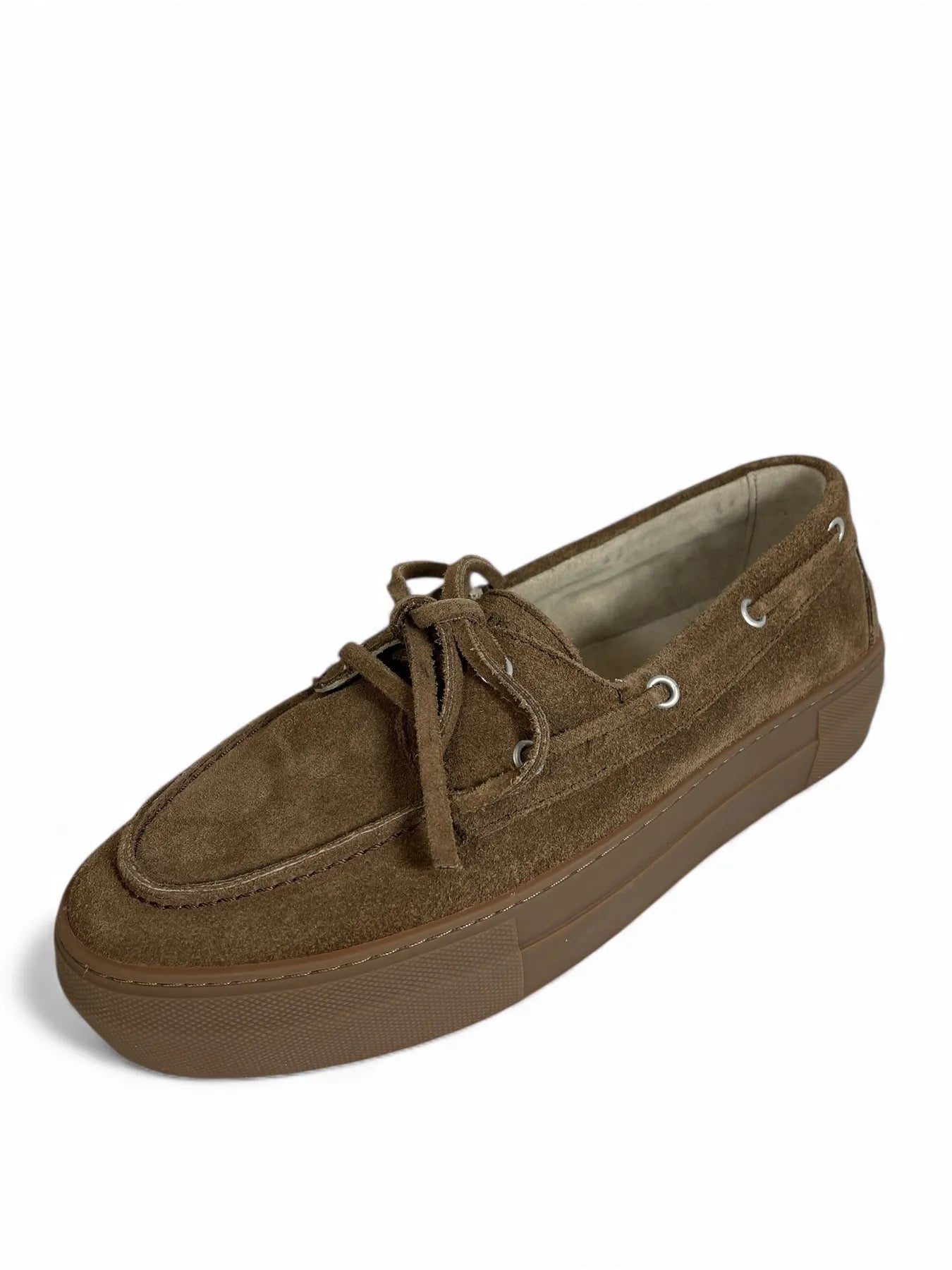 COPENHAGEN CPH177 SUEDE LOAFER IM BOOTSSTIL MOCCA BRAUN