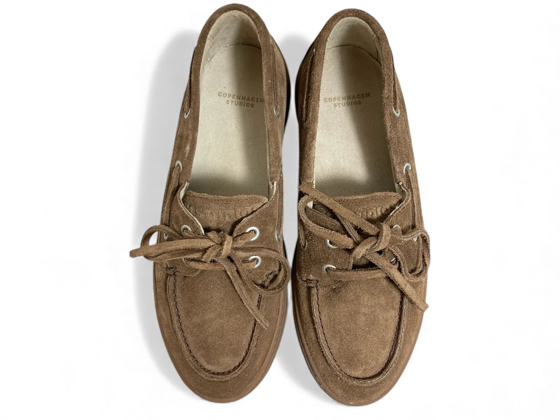 COPENHAGEN CPH177 SUEDE LOAFER IM BOOTSSTIL MOCCA BRAUN