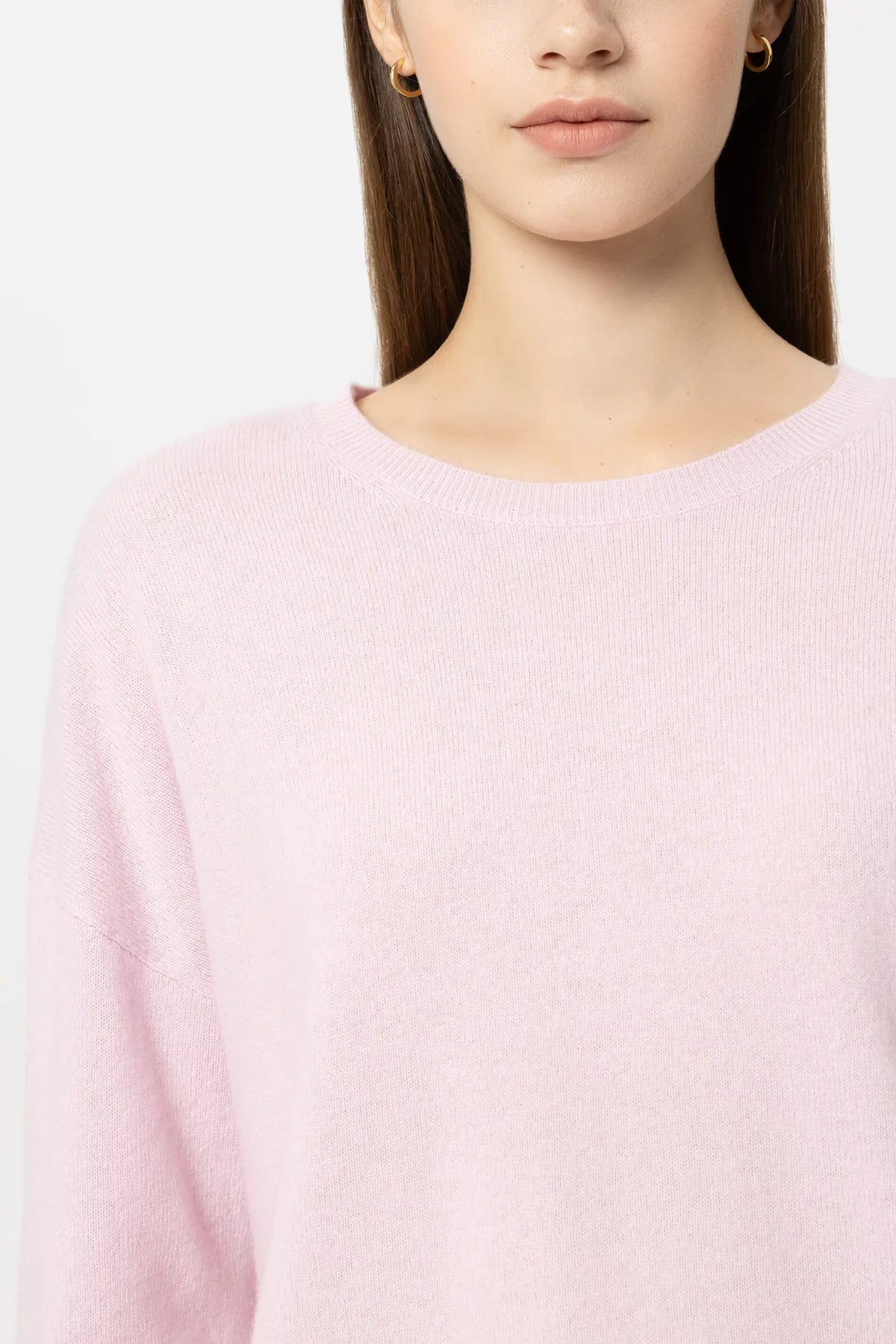 LUISA CERANO Pullover aus Kaschmir-Mix Rosa