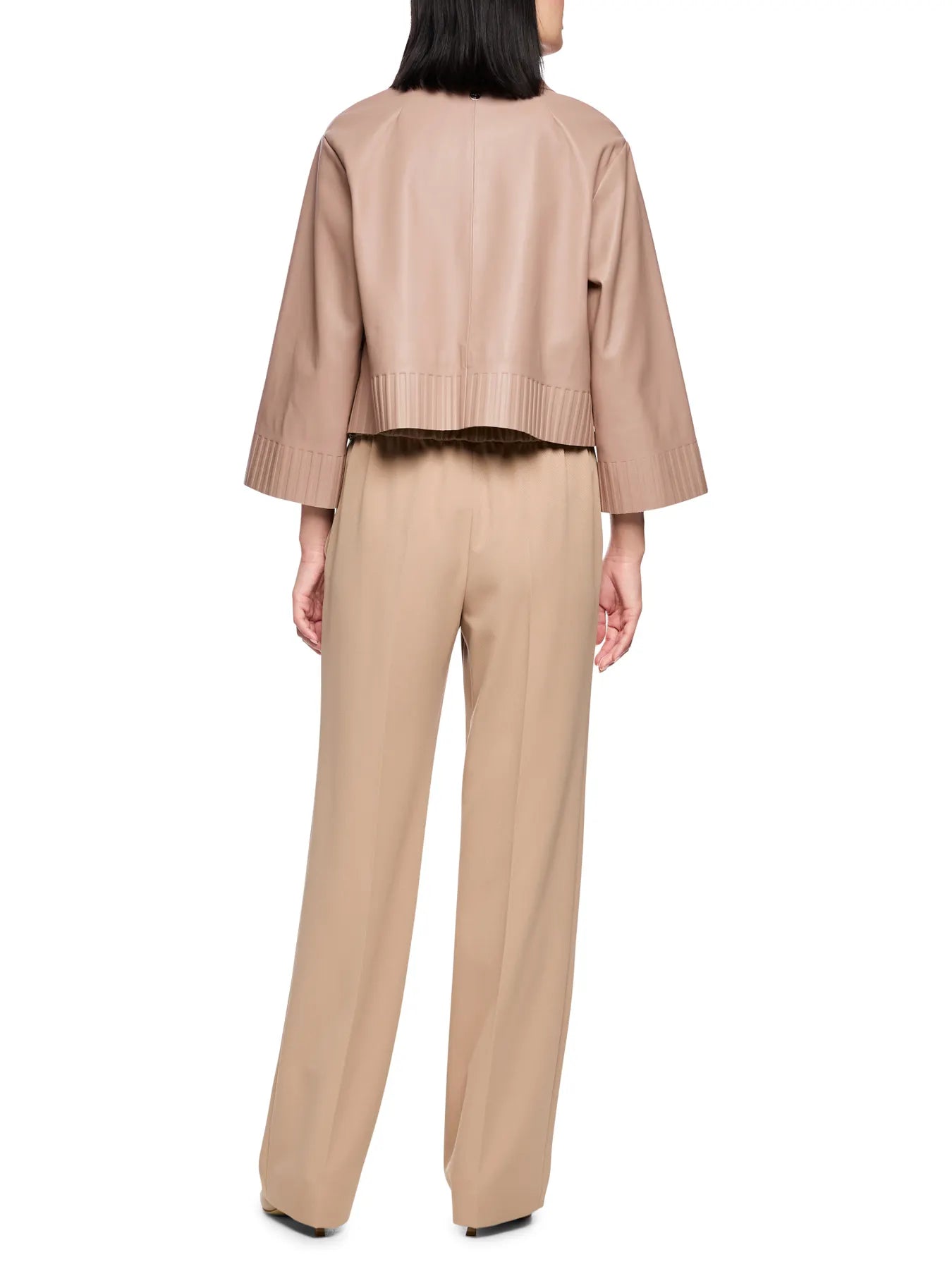 Lammnappa-Lederjacke "Rethink Together"