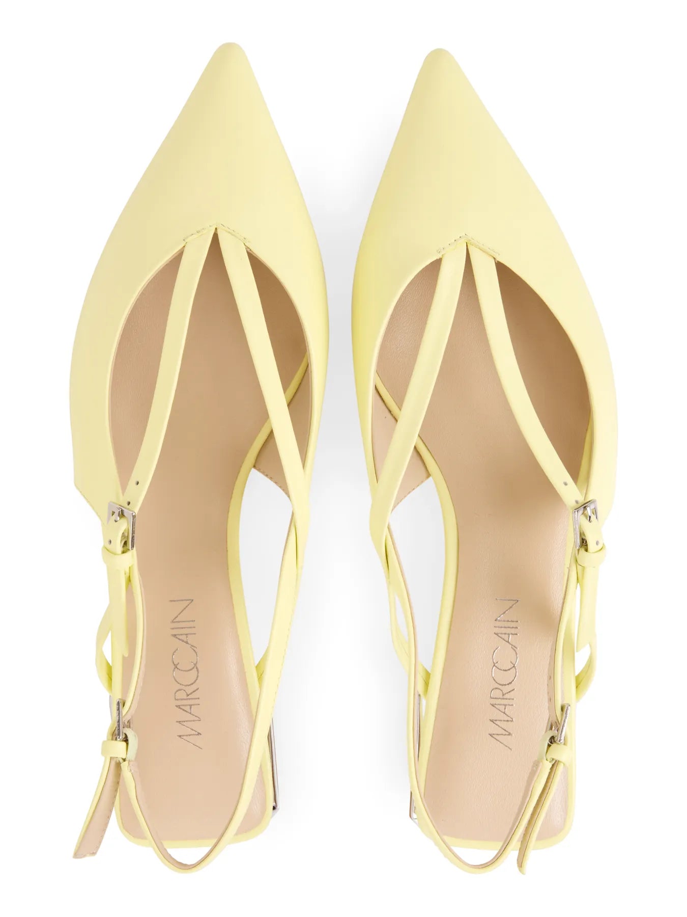 MARC CAIN 
                
                                            AC SF.04 L13 Riemchen-Ballerinas aus Leder deep limonella