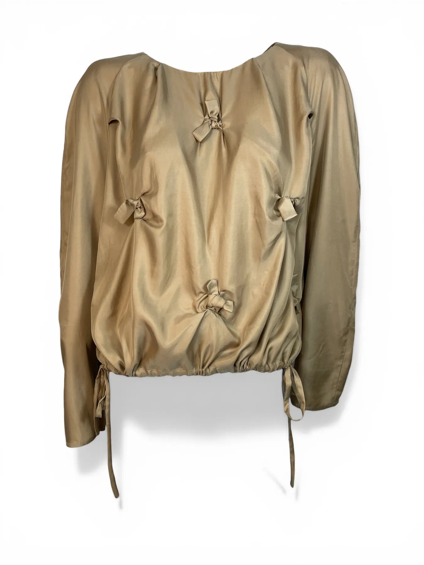 ULI SCHNEIDER 1030807 TEC SILK KNOT BLUSE MIT SCHLEIFEN CORNETTO 16.