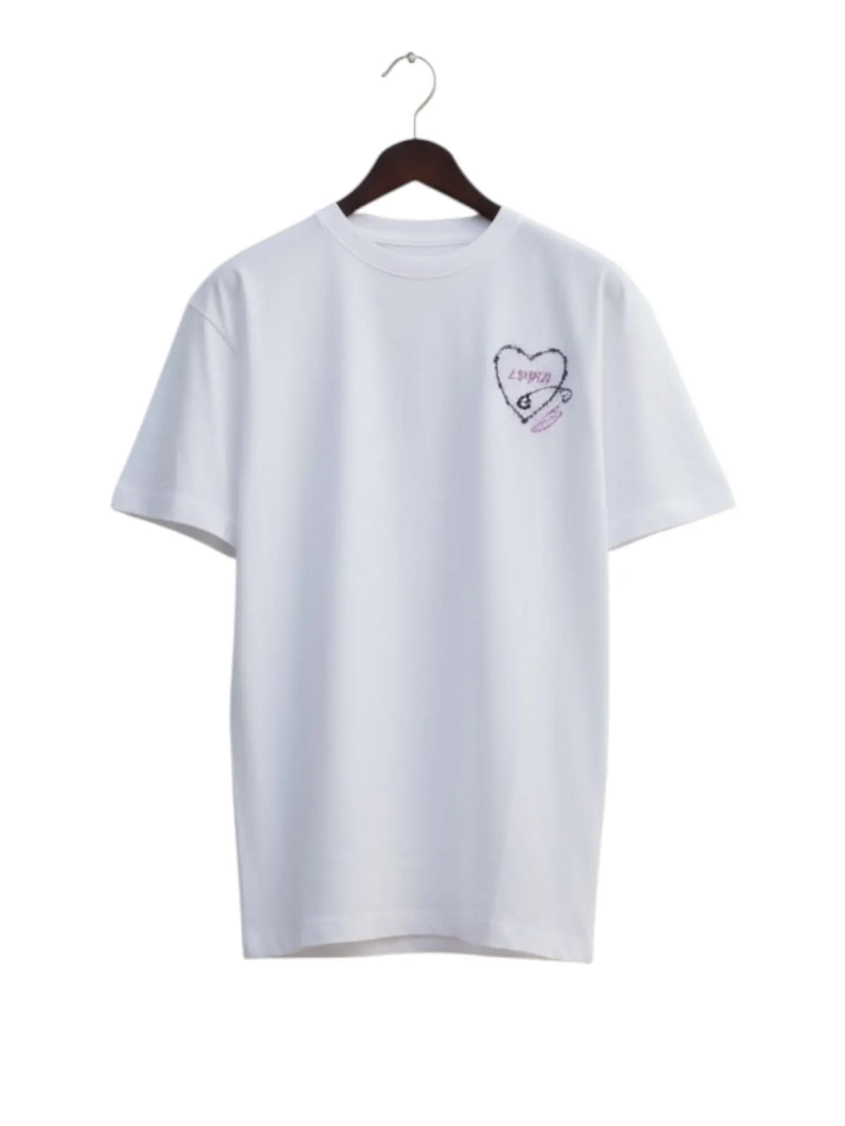 NICE.PEACE NP-742-S2602 DAMEN T-SHIRT WHITE.