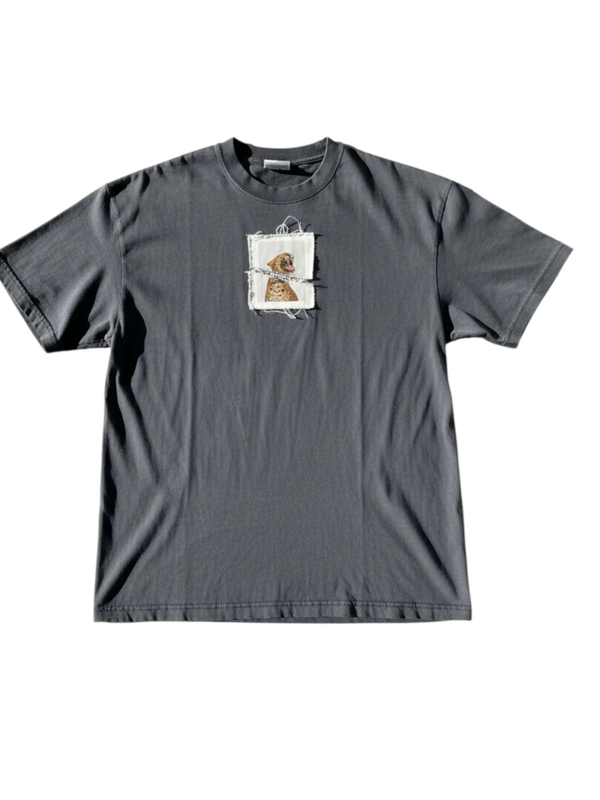 NICE.PEACE NP-454-XS-9001 HERREN T-SHIRT ANTHRAZIT.