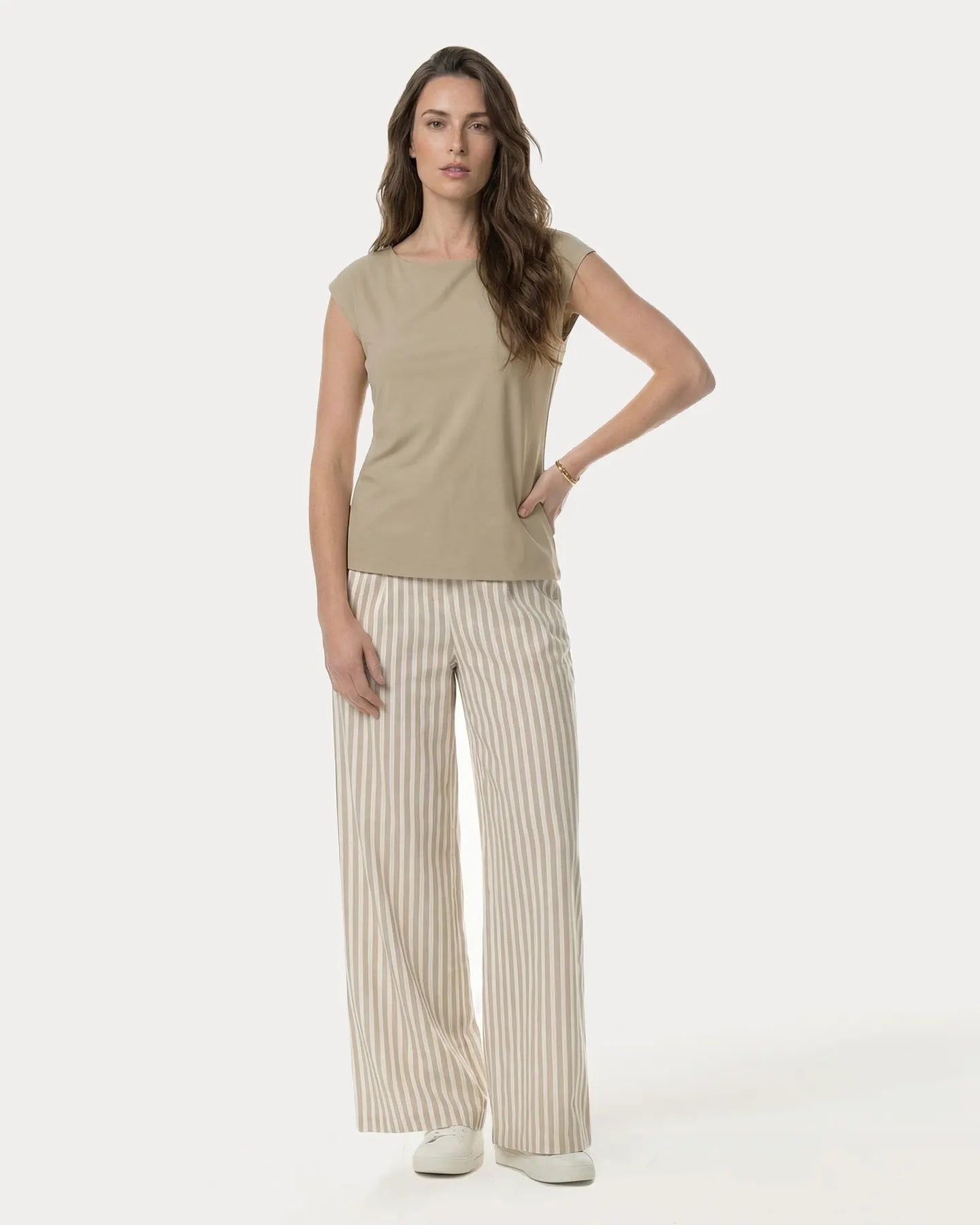JAPAN TKY KONA LONG DESSIN KNITTERFREI STRETCH SPIAGGIA STRIPE