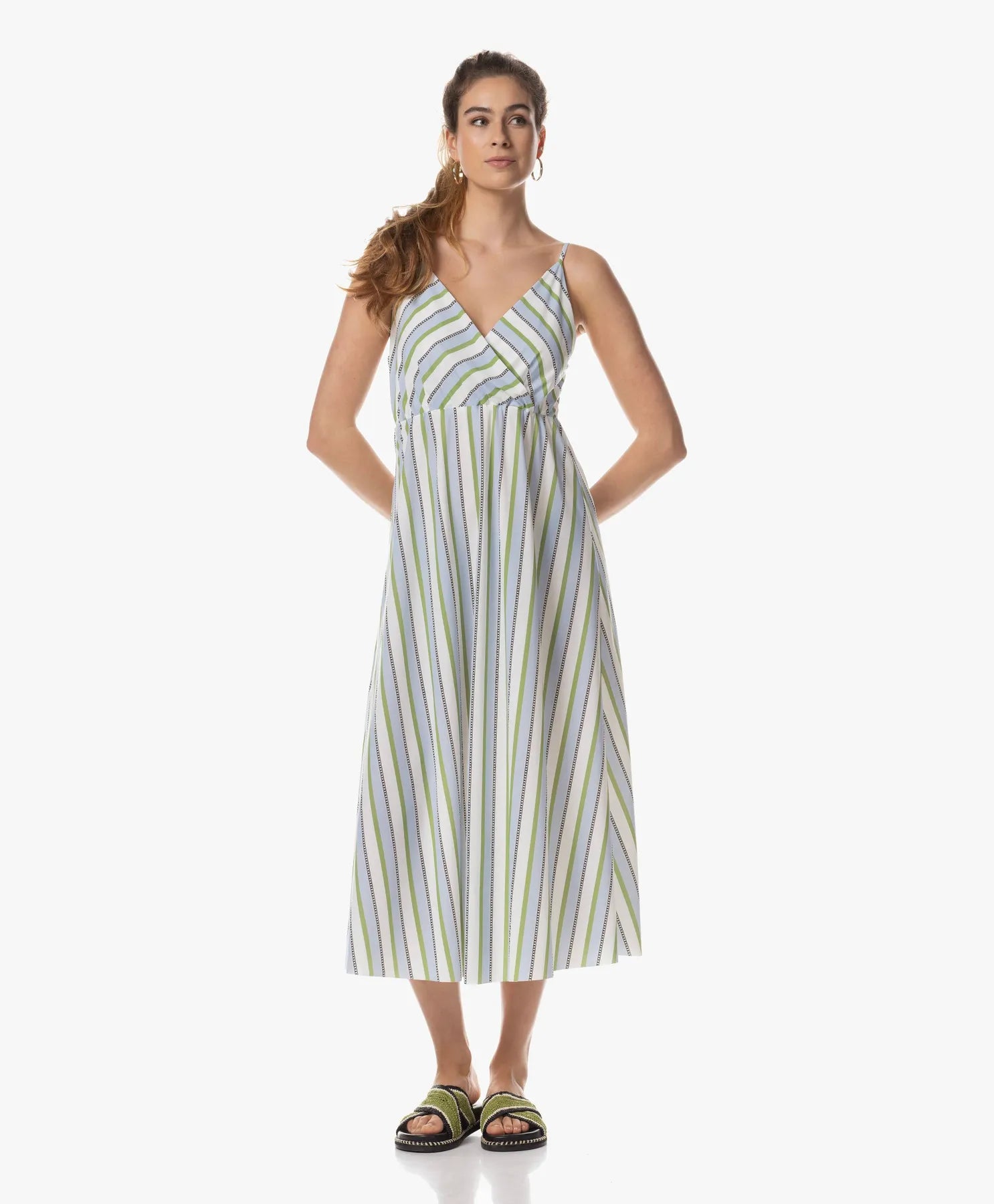 JAPAN TKY LARKIE DESSIN STRETCH KLEID BOLD STRIPE