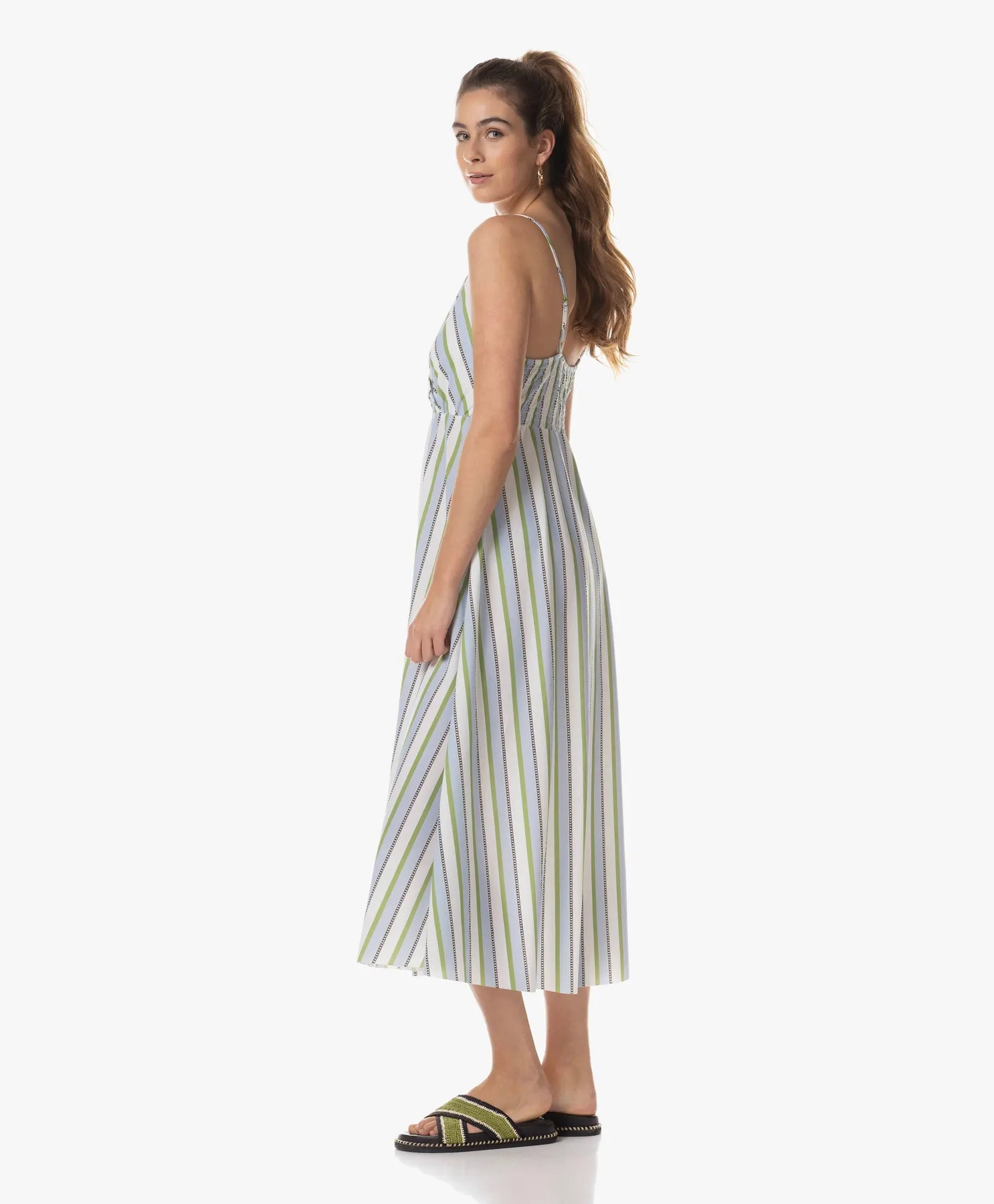 JAPAN TKY LARKIE DESSIN STRETCH KLEID BOLD STRIPE