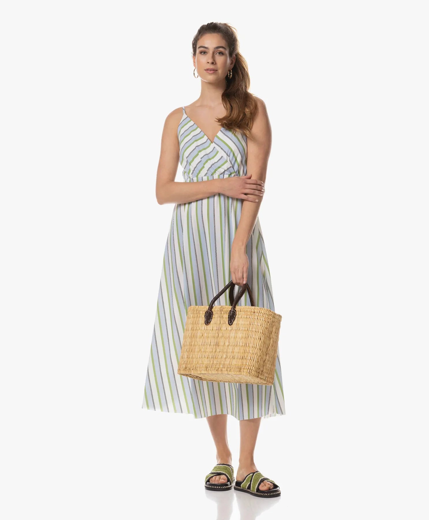 JAPAN TKY LARKIE DESSIN STRETCH KLEID BOLD STRIPE
