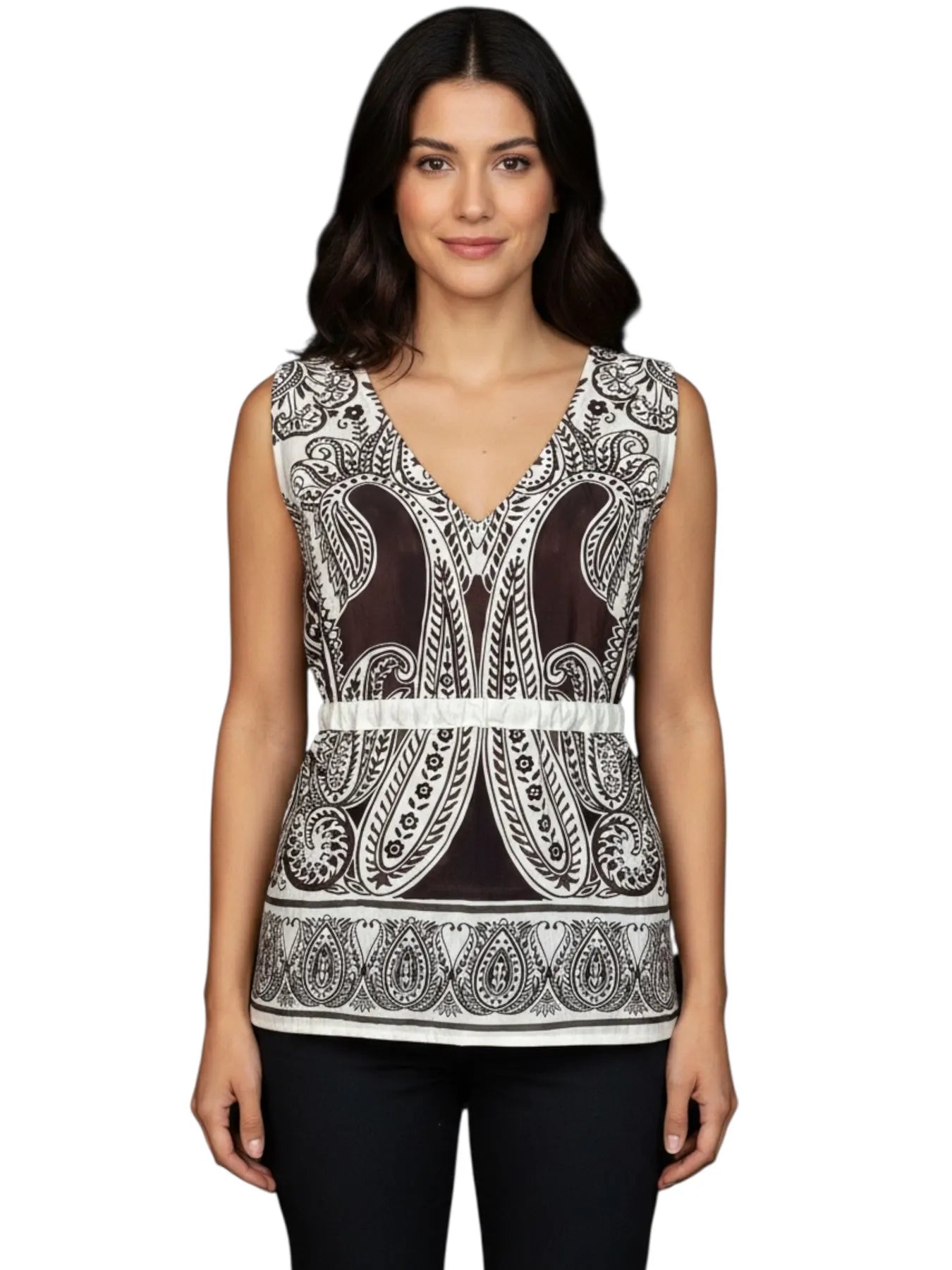 ANA ALCAZAR 
                
                                            081979-3856 top original brown