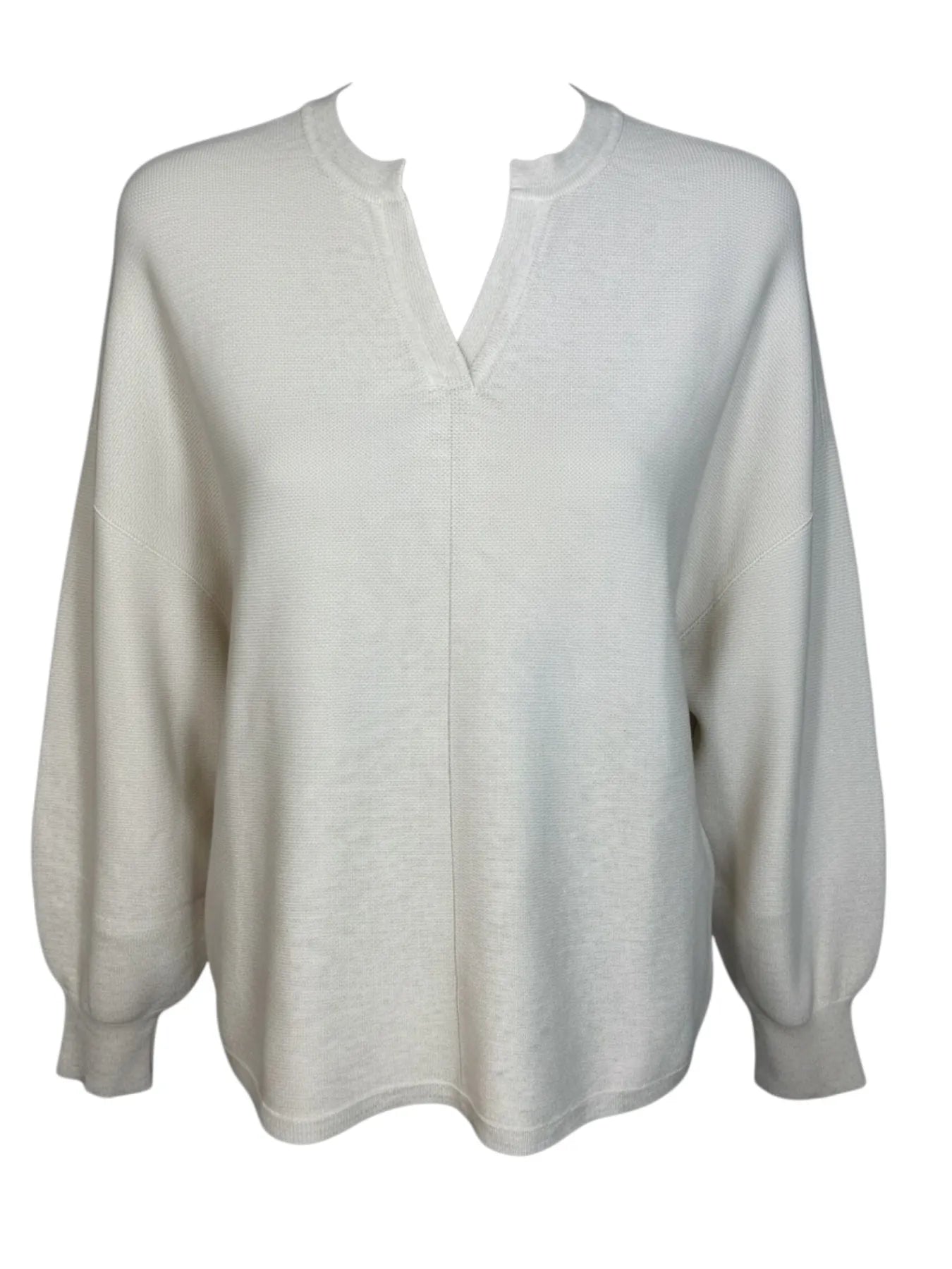 REPEAT 401168 DAMEN PULLOVER KASCHMIR-MIX IVORY 1386