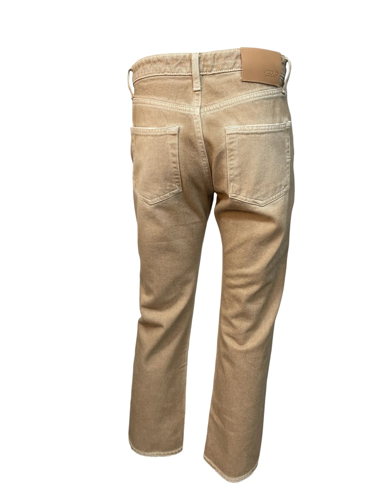 VICOLO DAB5112  JEANS STRASS PAILLETTEN BRAUN BRONCE