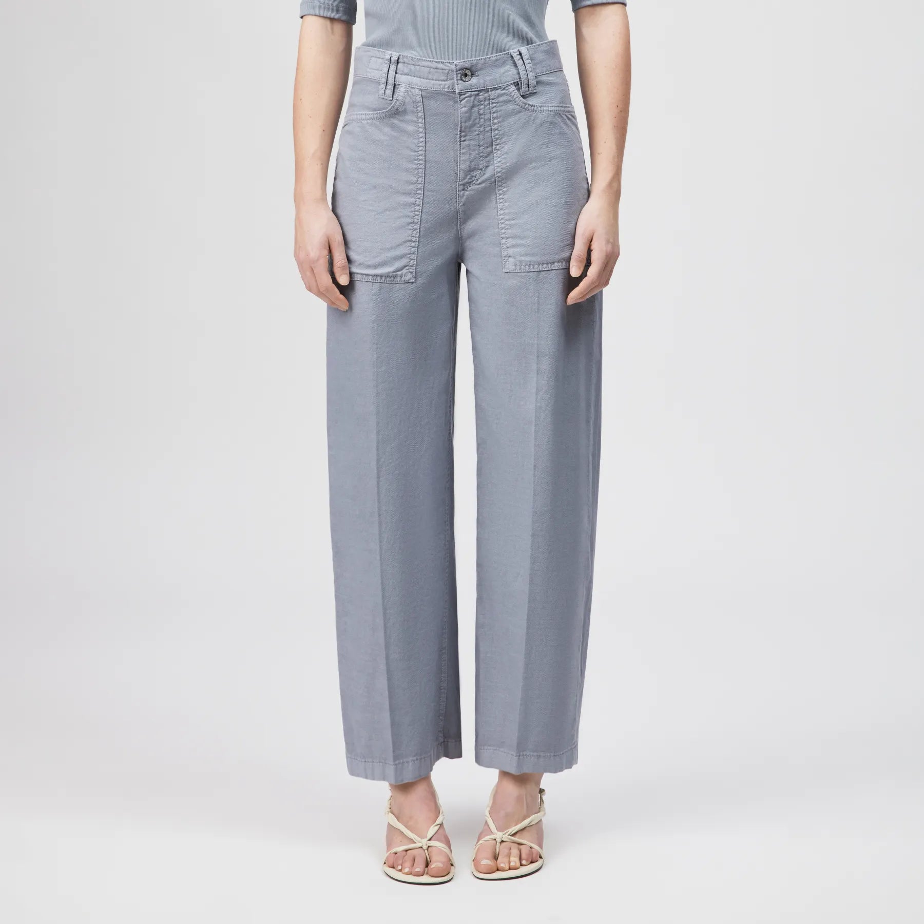 DRYKORN 270127 DERIVE 10 CROPPED JEANS BLUE 3605