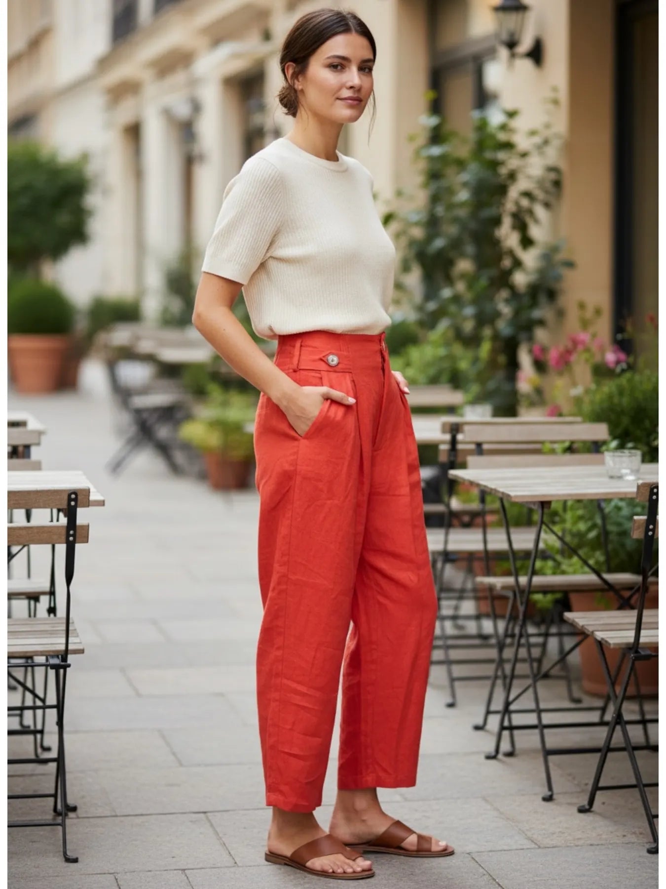 VICOLO TAB0408  DAMEN HOSE PAPAIA