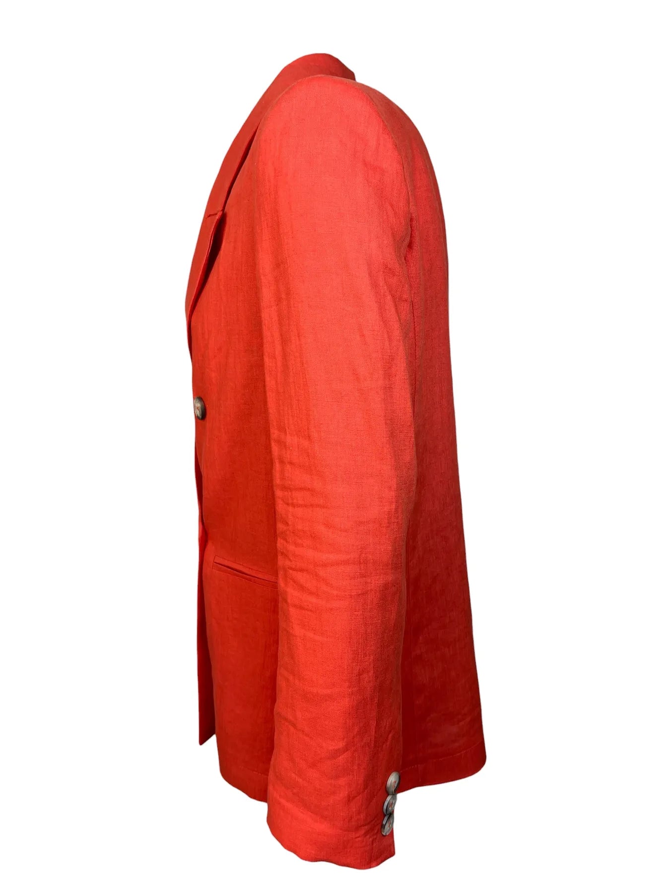 VICOLO TAB0549 LEINEN BLAZER ROT PAPAIA