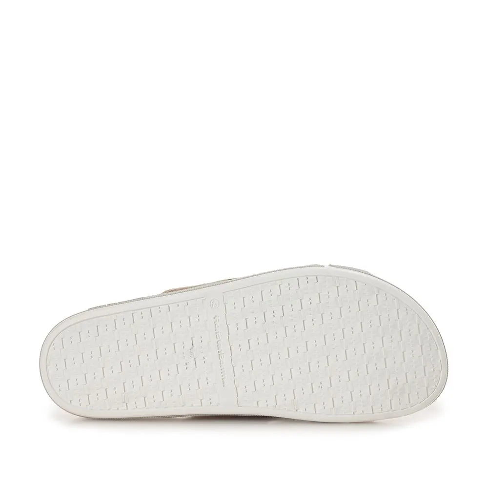 VAN BOMMEL SFM-90013-34-01 De Slipper 01.11 Sandalette Pantolette taupe