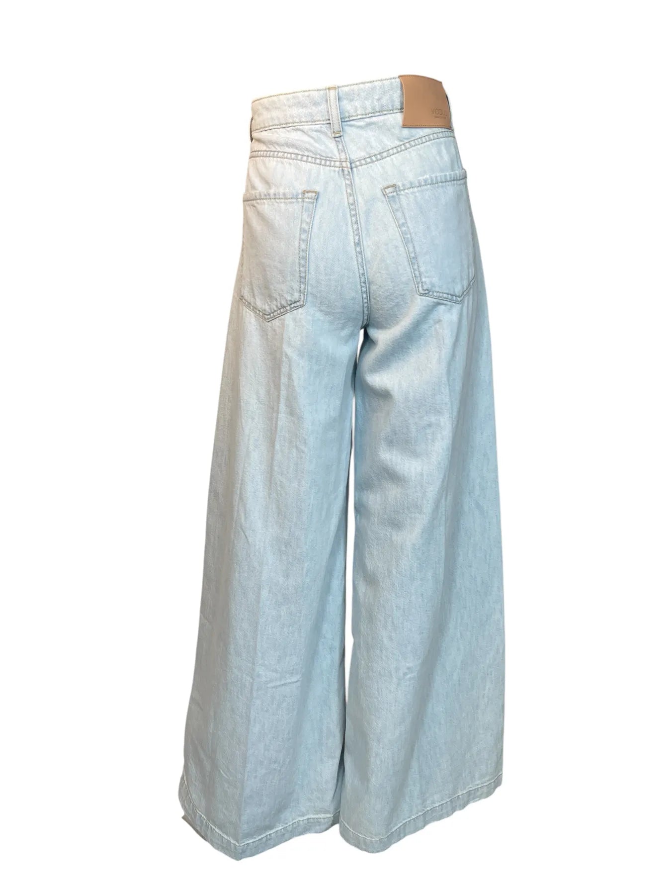 VICOLO DAB5023 DAMEN  WIDE LEG JEANS HELLBLAU CHIARO