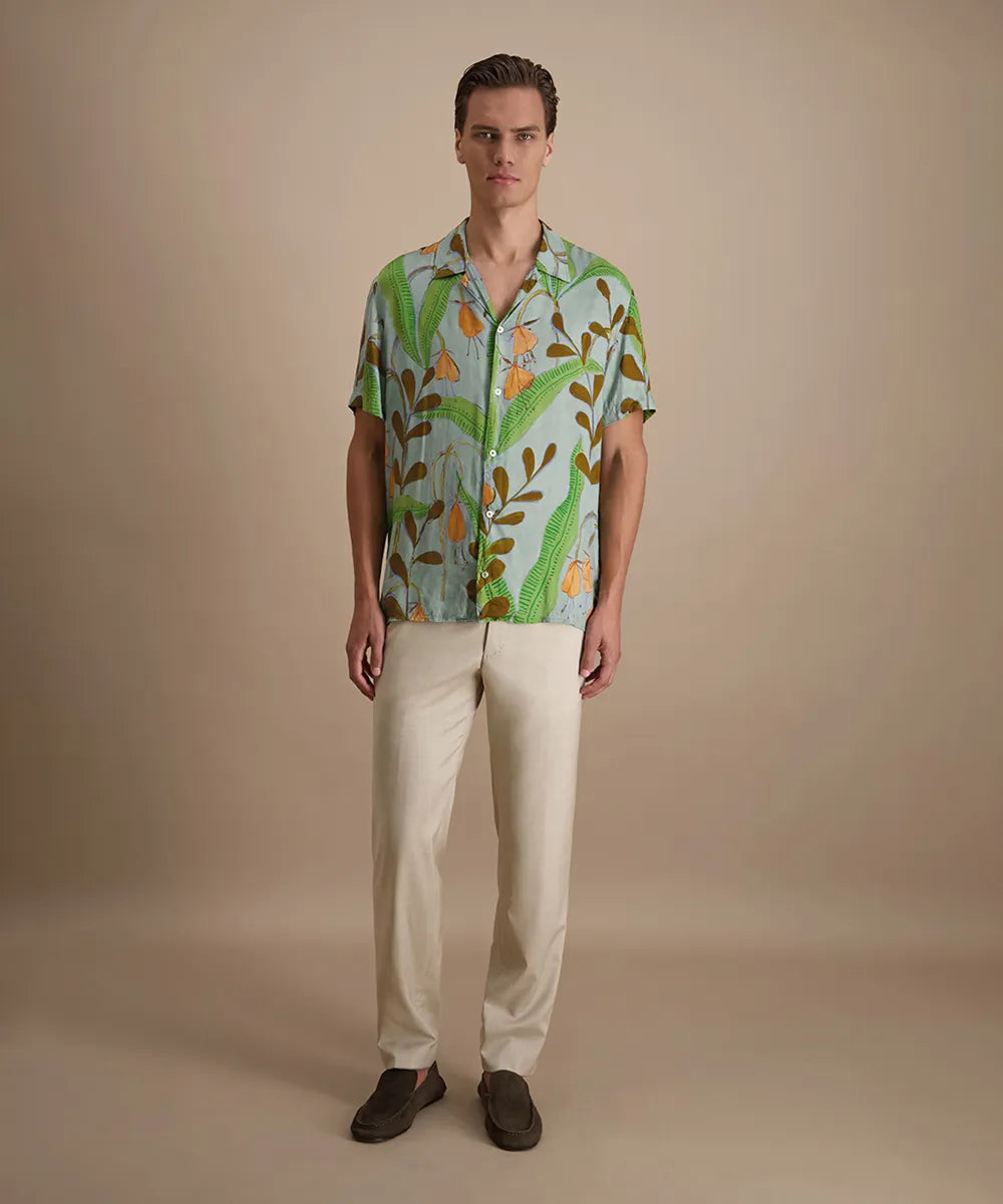 Baldessarini 
                
                                            B3 76002.3921 BLD-Easy Hawaii Hemd lily pad pattern