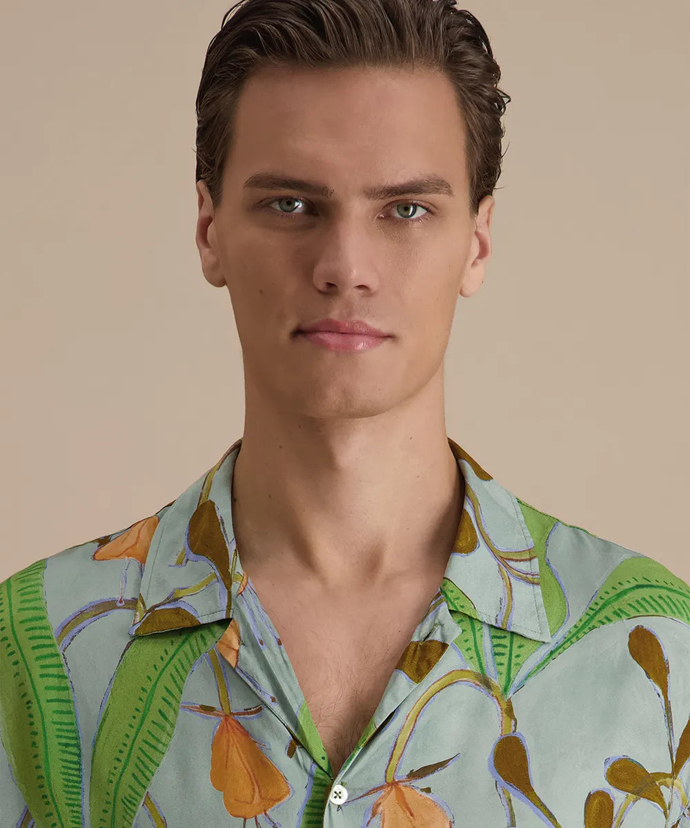 Baldessarini 
                
                                            B3 76002.3921 BLD-Easy Hawaii Hemd lily pad pattern