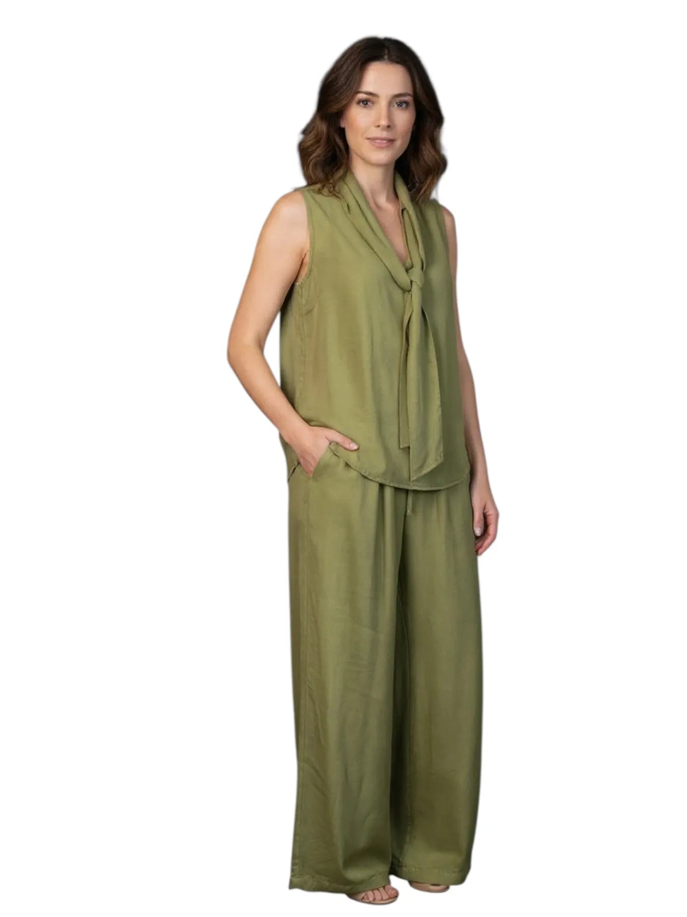 VICOLO TAB0570 DAMEN HOSE HELLGRÜN PISTACCHIO.