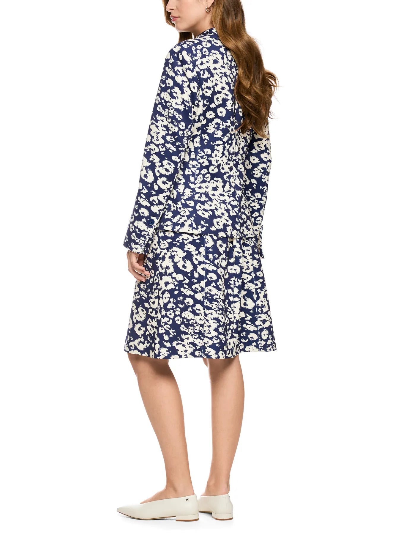 MARC CAIN 
                
                                            BC 34.11 J41 Taillierter Blazer mit Print midnight sail