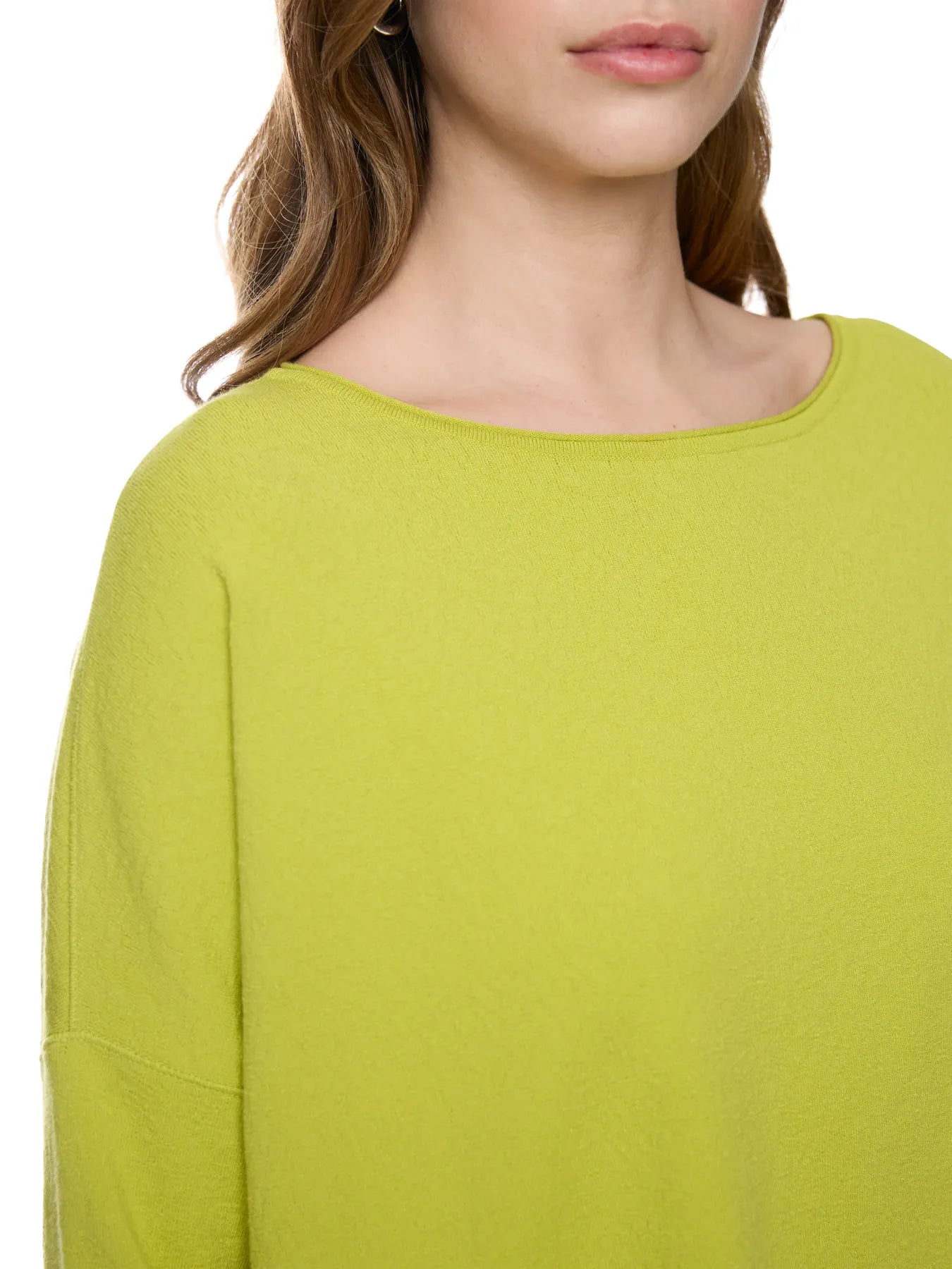 MARC CAIN BC 41.16 M13 Pullover Knitted in Germany apple green new