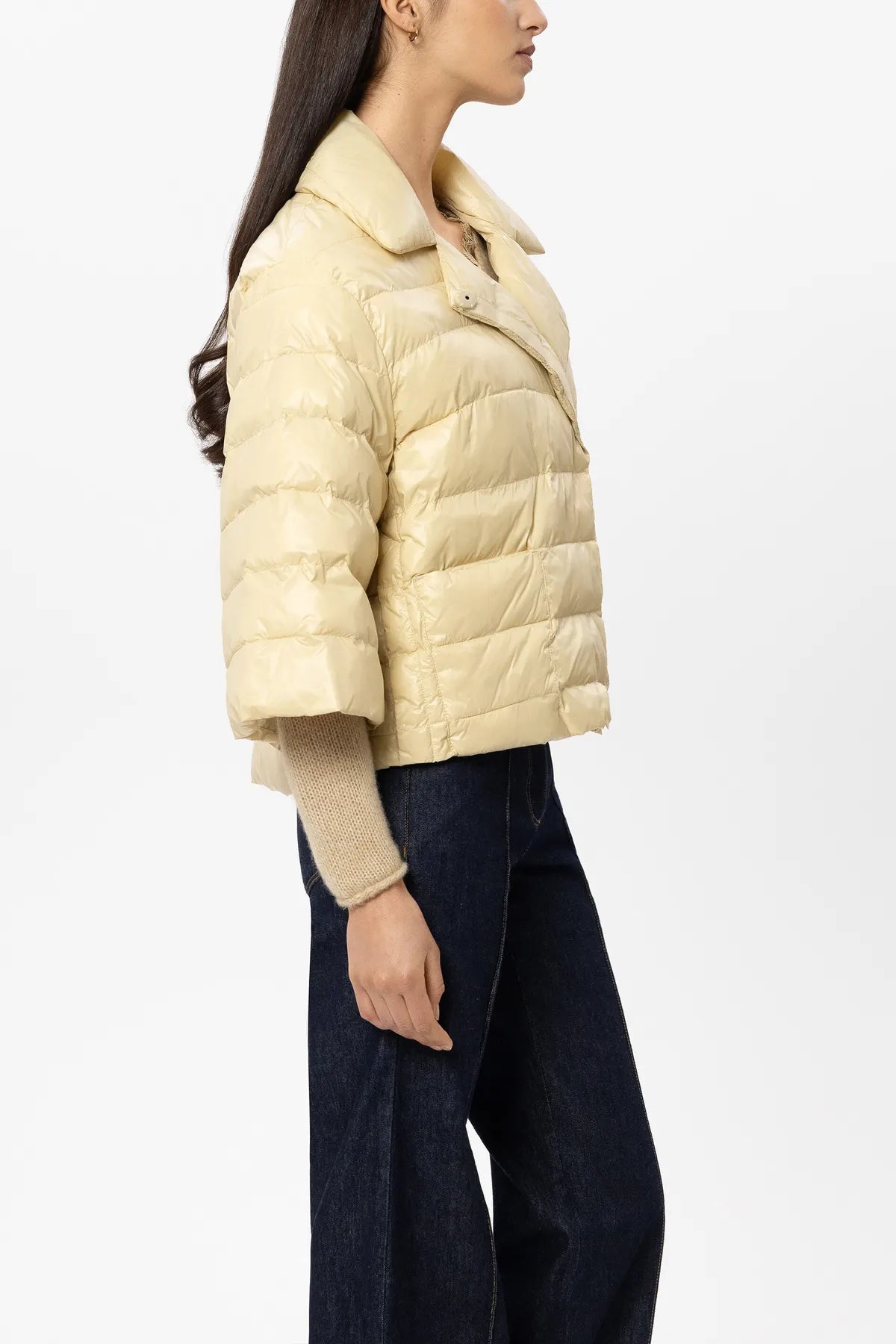 LUISA CERANO 448543/4133-0 Steppjacke mit verkürzten Ärmeln butter yellow