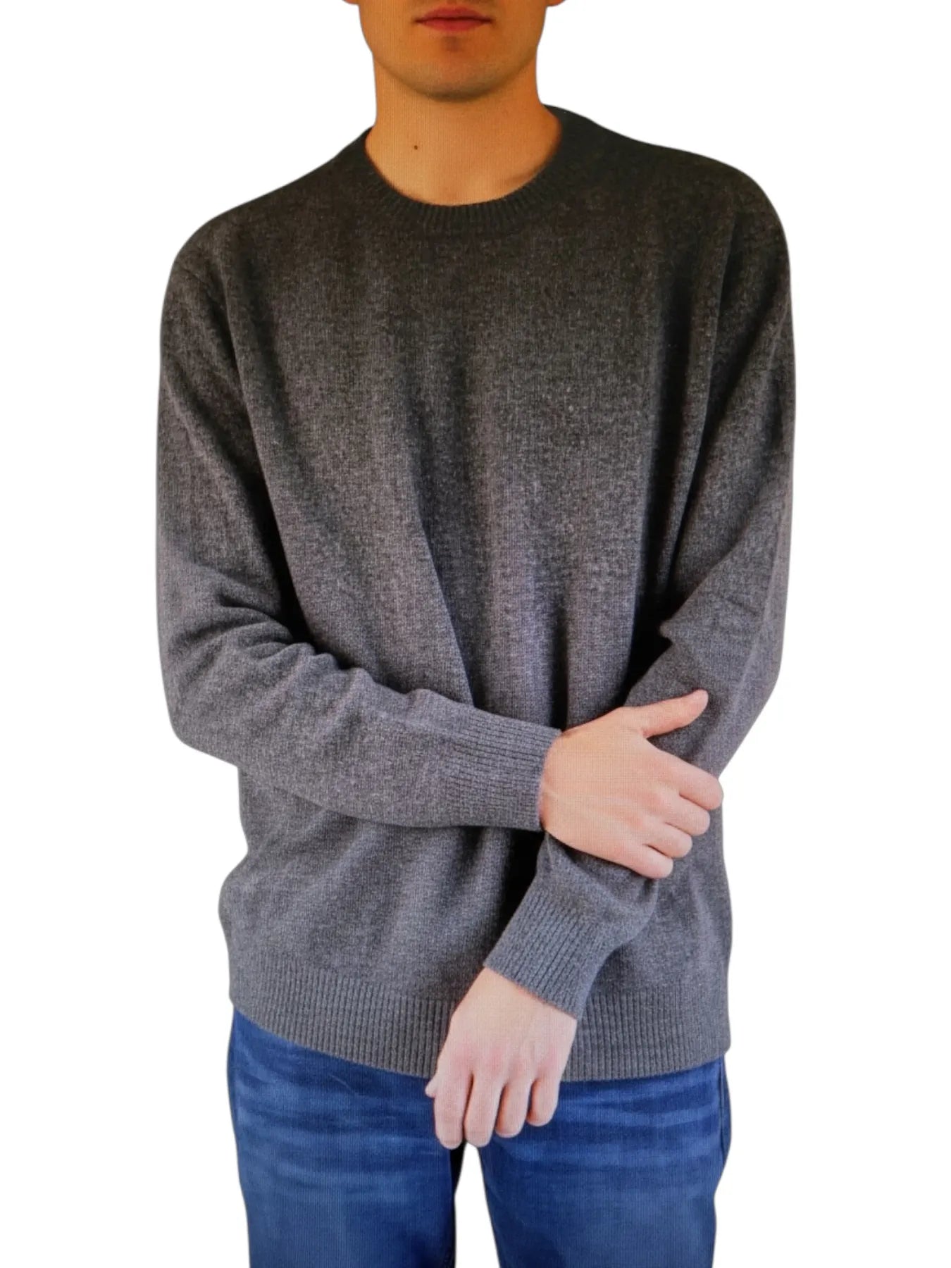 DENHAM 
                
                                            01-24-10-71-071 HERREN PULLOVER CREW KNIT CCH ANTARTICA GREY