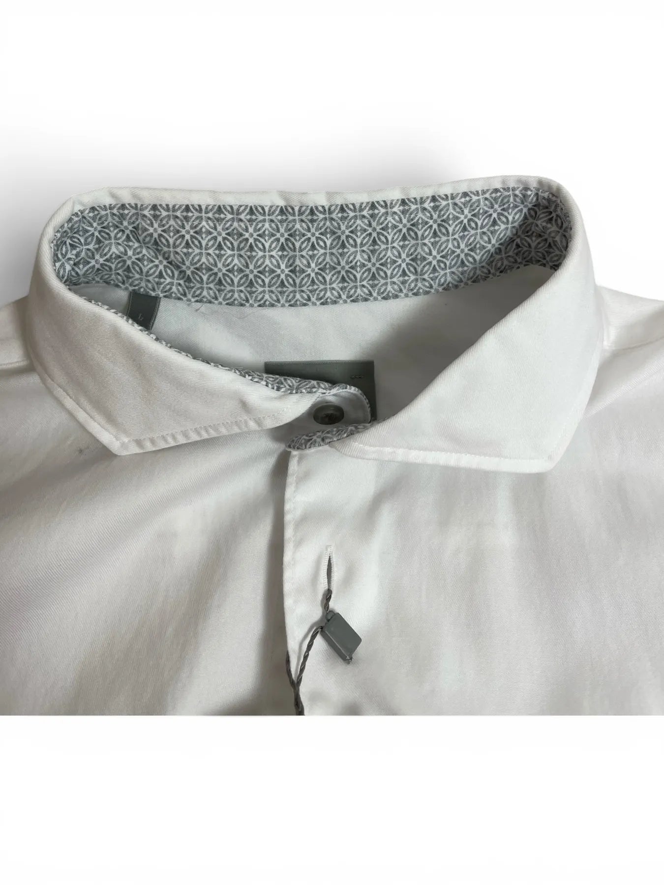 fakts 6186 Shirt Slim Fit Herren Hemd Leisure white uni