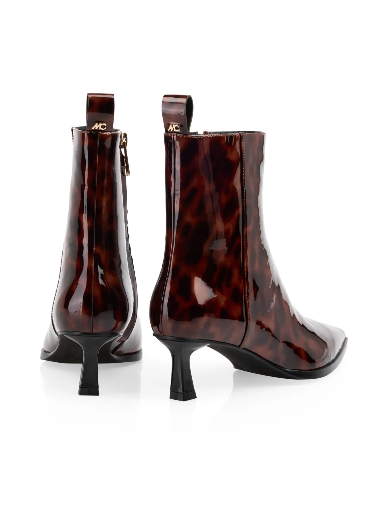 MARC CAIN 
                
                                            BC SB.01 L11 Lackleder-Bootie Leo-Print soft cappuccino