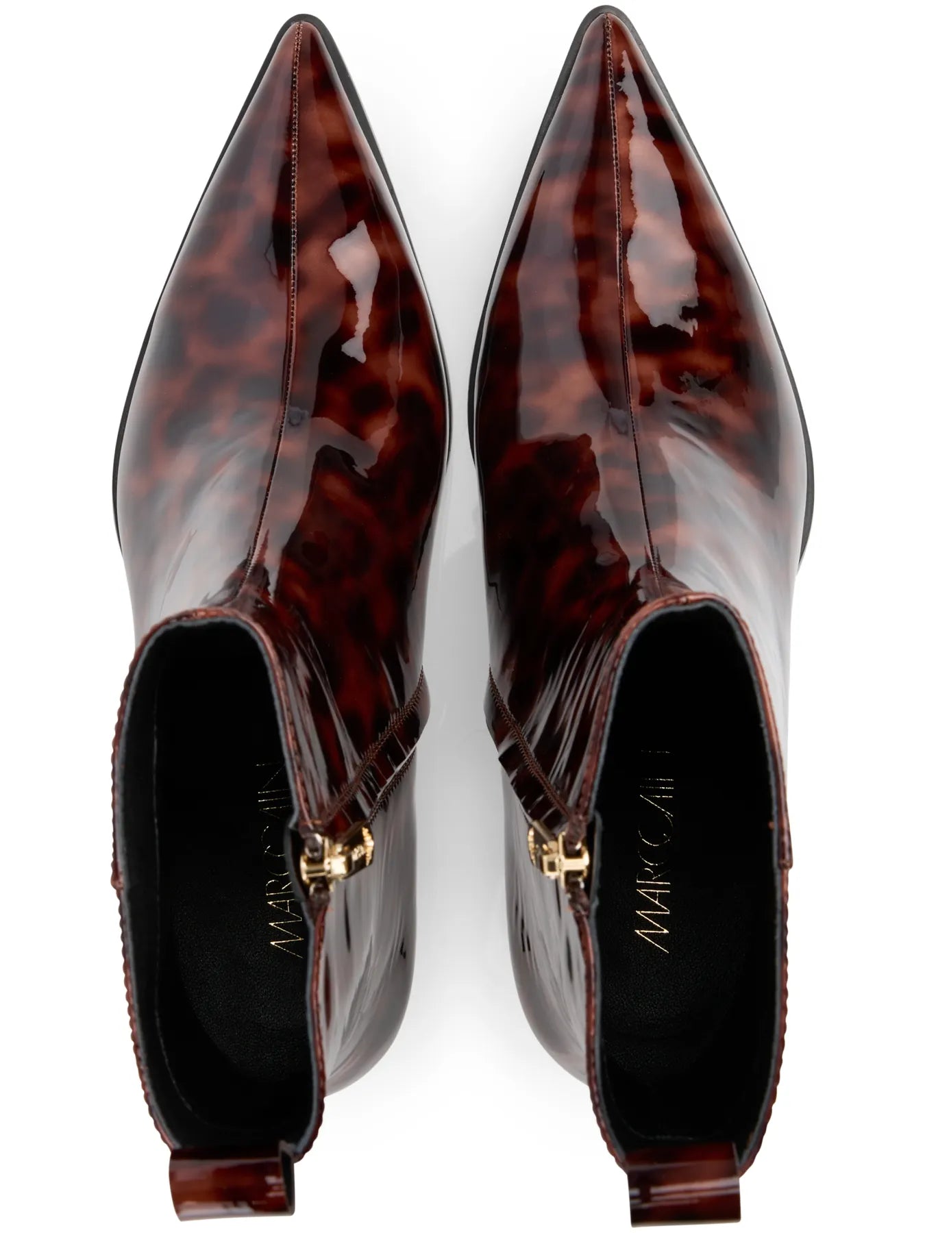 MARC CAIN 
                
                                            BC SB.01 L11 Lackleder-Bootie Leo-Print soft cappuccino