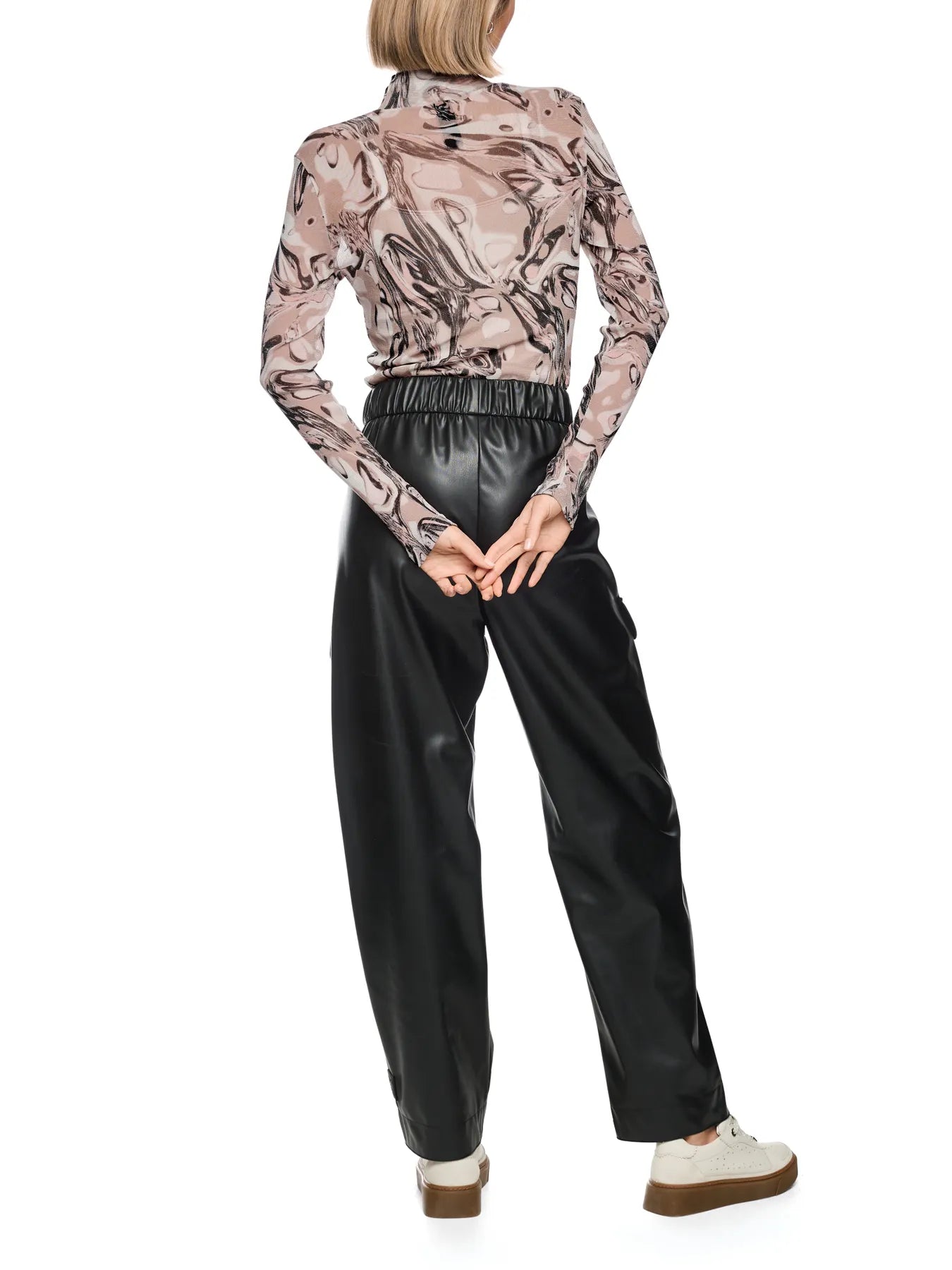 MARC CAIN 
                
                                            BS 48.07 J02 Superstretch-Shirt mit Magma-Print smoke