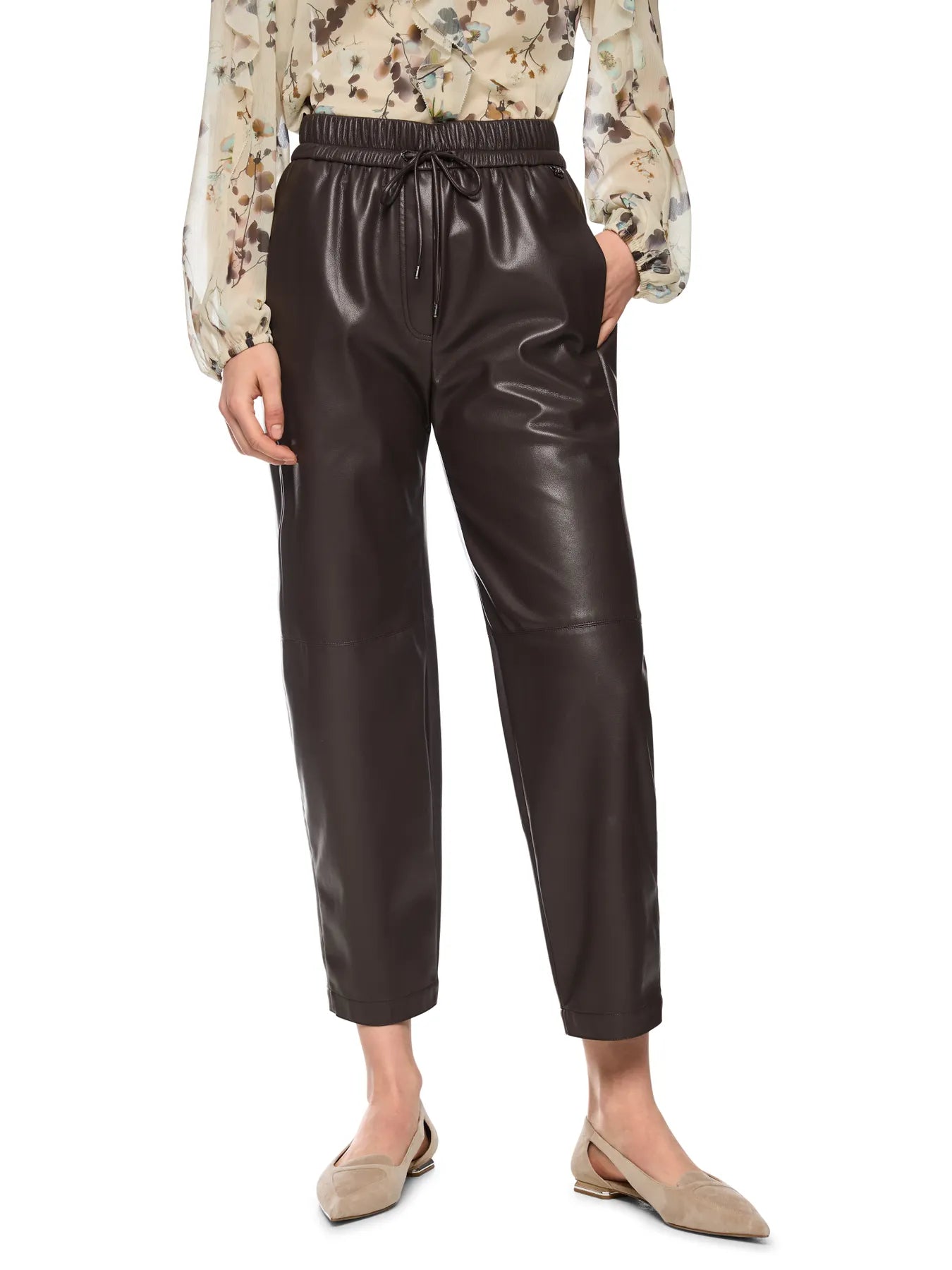 MARC CAIN 
                
                                            BP 81.35 J20 Schlupfhose RANCHI Lederoptik after dark