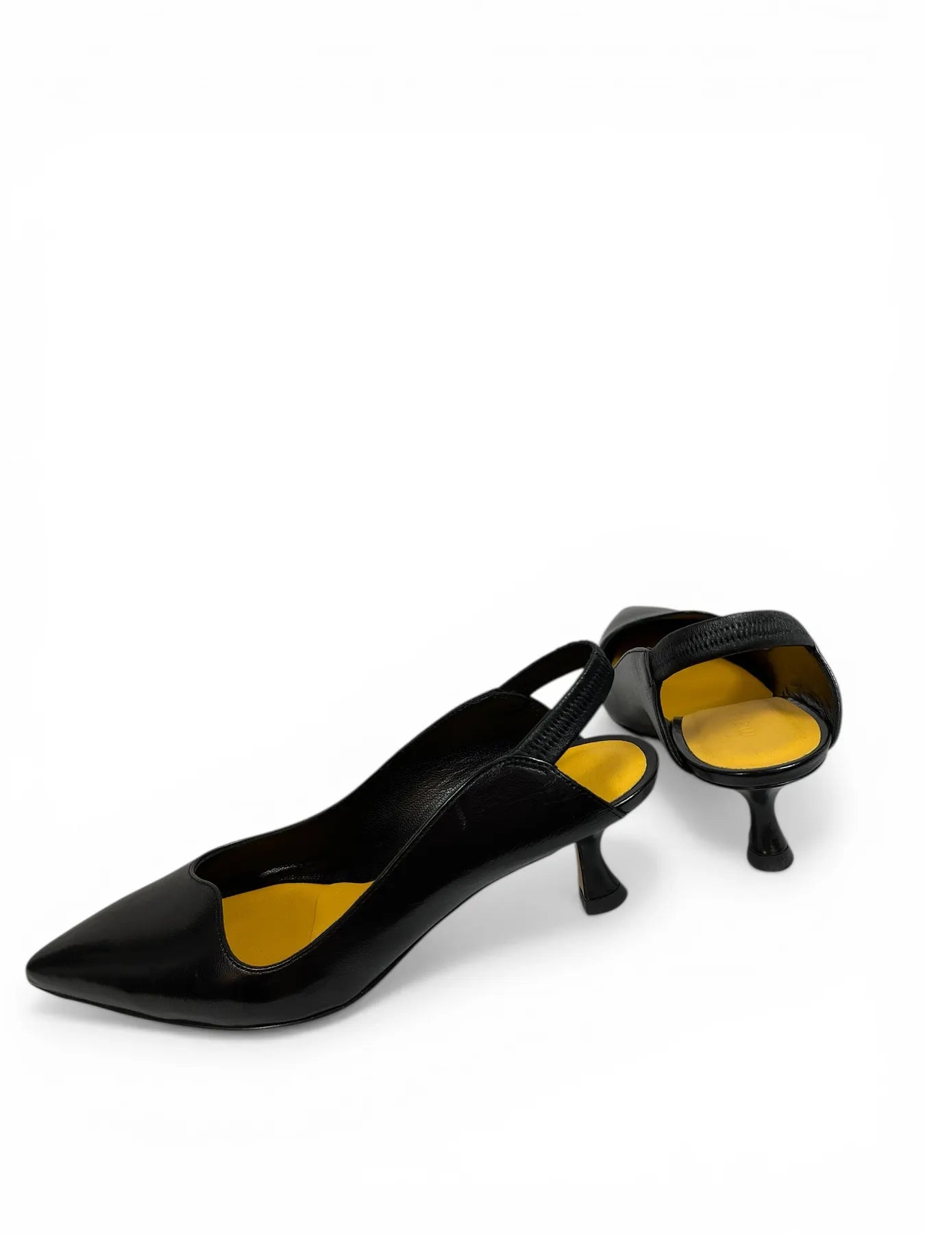 Mara Bini S158 SETA SLINGPUMPS BLACK