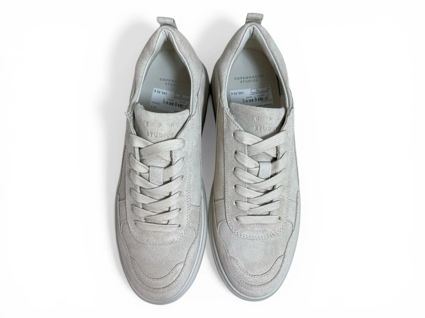 COPENHAGEN CHP69M SUEDE DAMEN SNEAKER CREAM