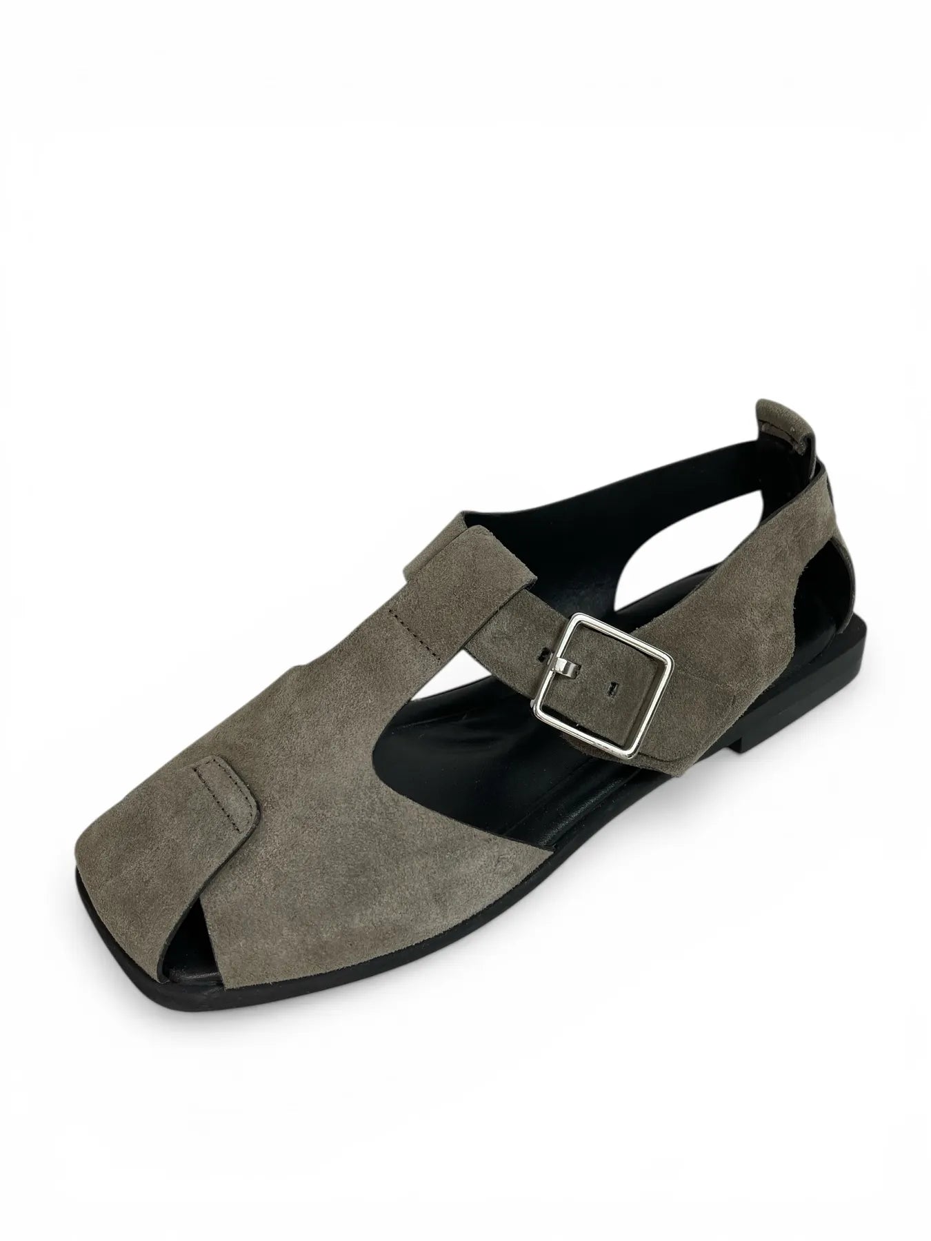 PATRIZIA BONFANTI DOVER DALIA SUEDE LEDER SANDALE GREY