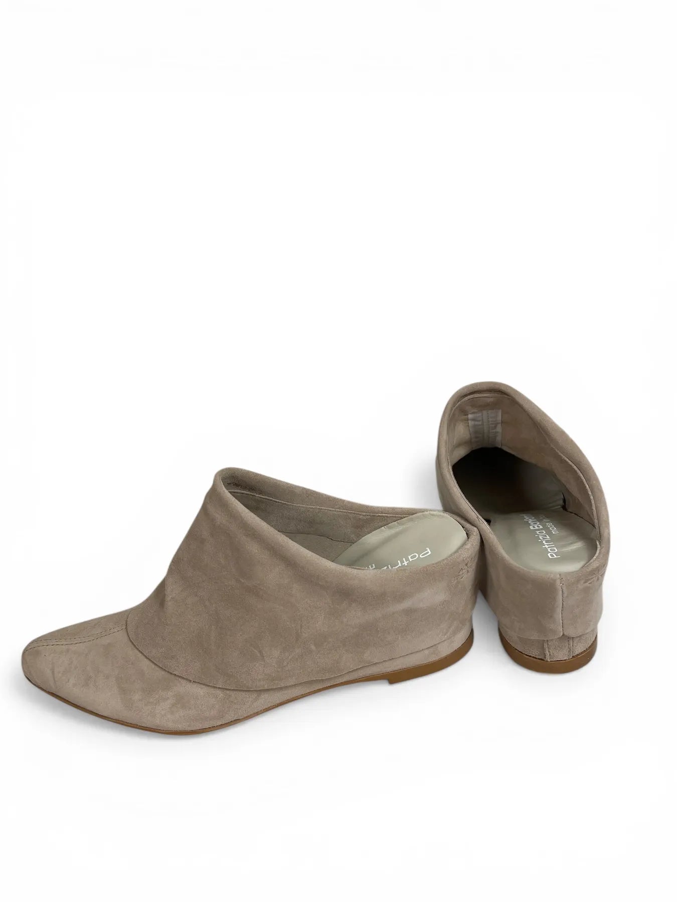 PATRIZIA BONFANTI DOVER IRIS CAMOSCIO SUEDE SABOT CLOGS MULES MIT KEILABSATZ CIPRIA