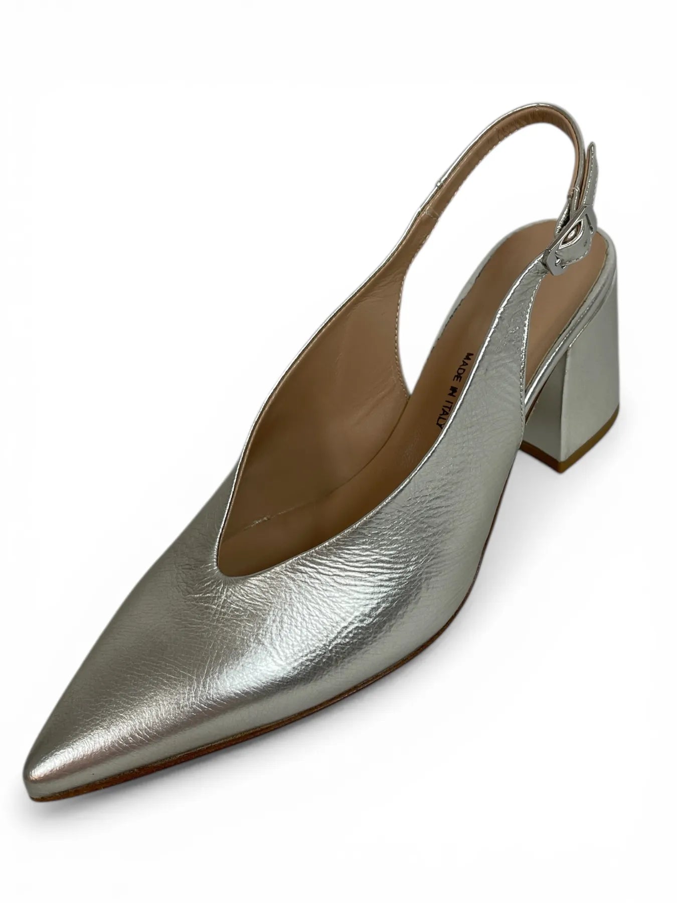 Laura Bellariva 2100 PEGASO SLINGPUMPS FROZEN SILBER