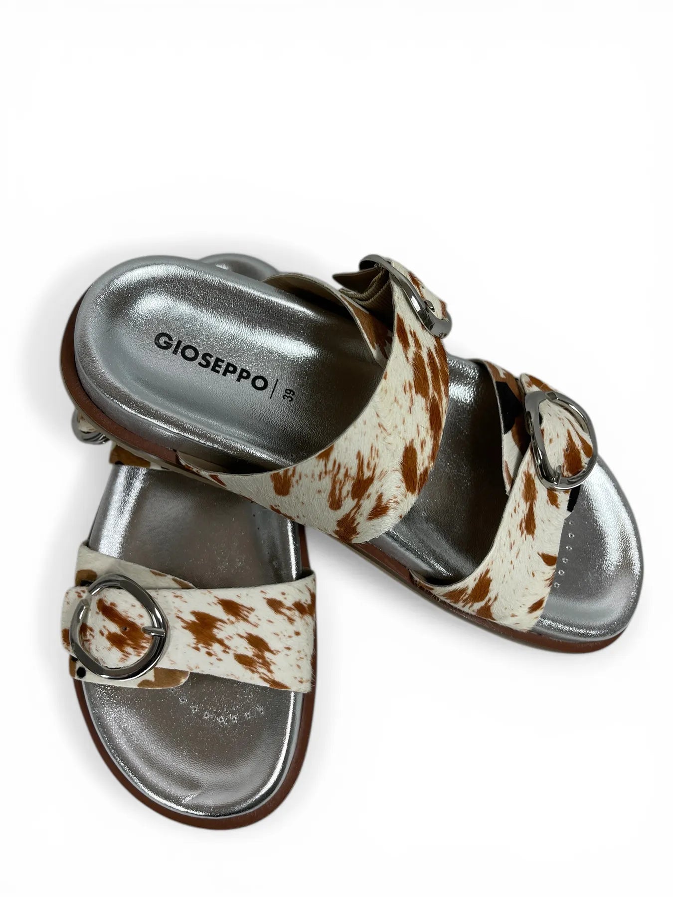 GIOSEPPO 78025 CARNEY DAMEN PANTOLETTE PLATA/SILVER