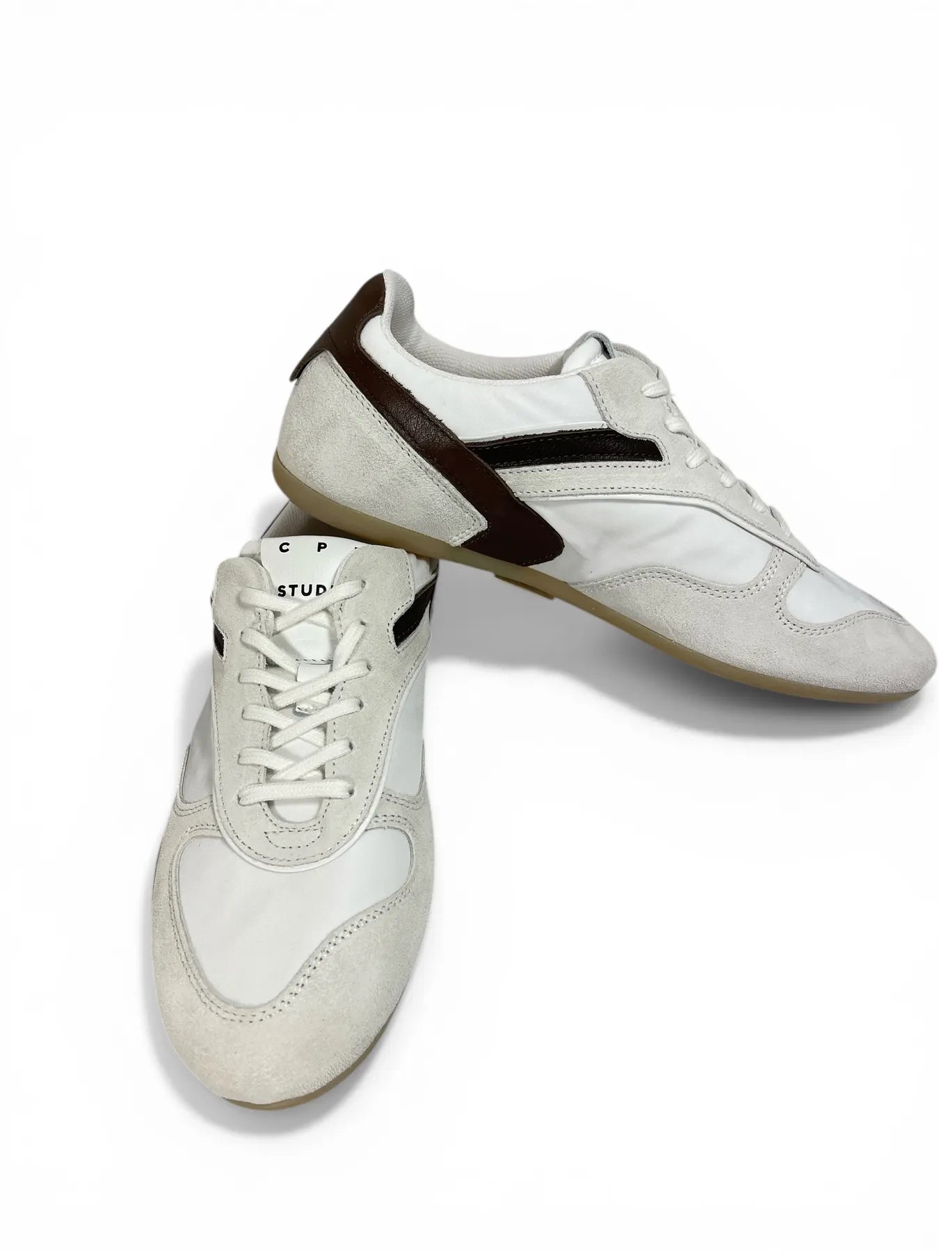 COPENHAGEN CPH650 MATERIAL MIX SNEAKER WHITE/BROWN
