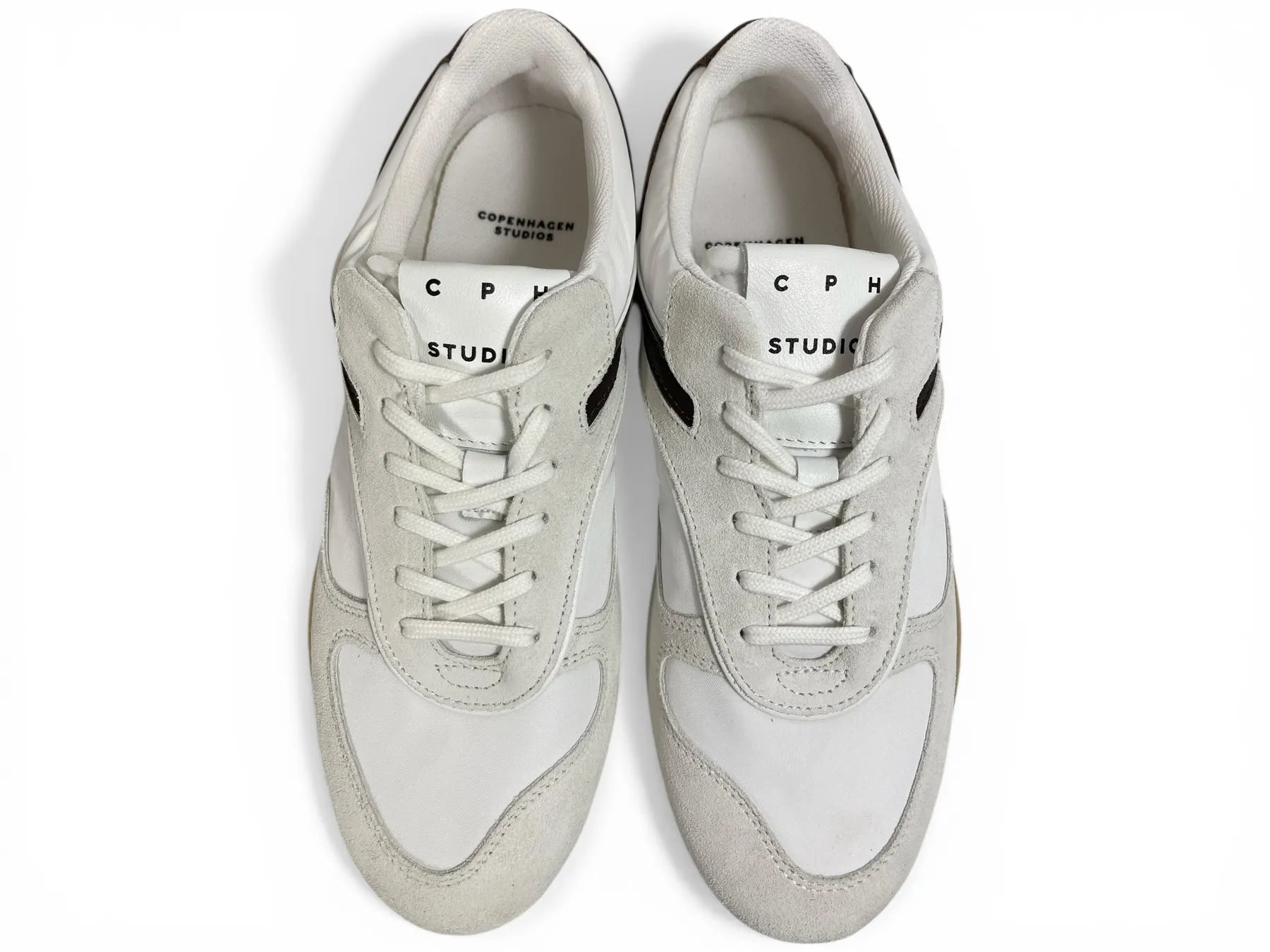 COPENHAGEN CPH650 MATERIAL MIX SNEAKER WHITE/BROWN