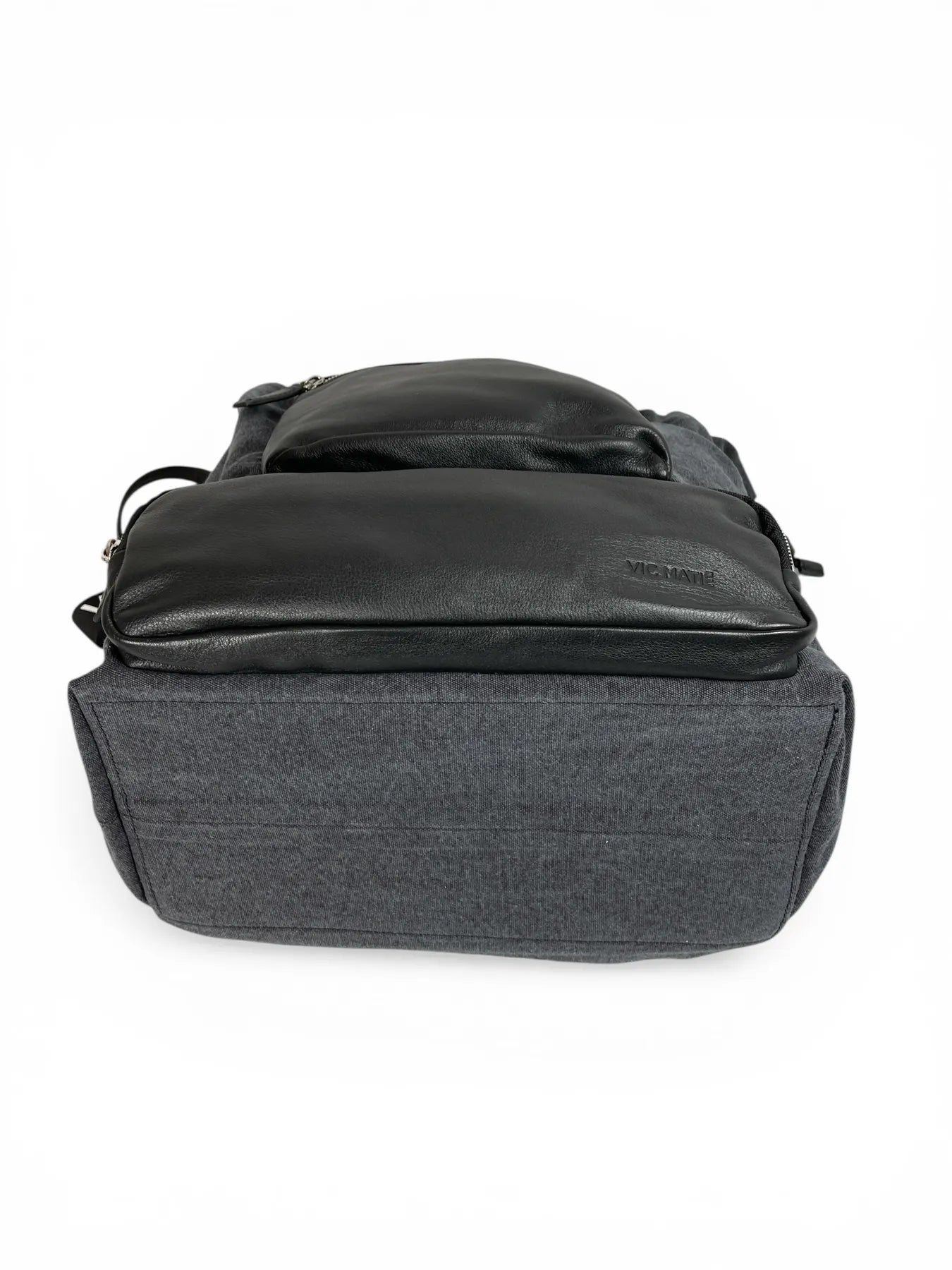 VIC MATIE 0426 TRAVEL/OLONA TASCHE LEDER CANVAS NERO