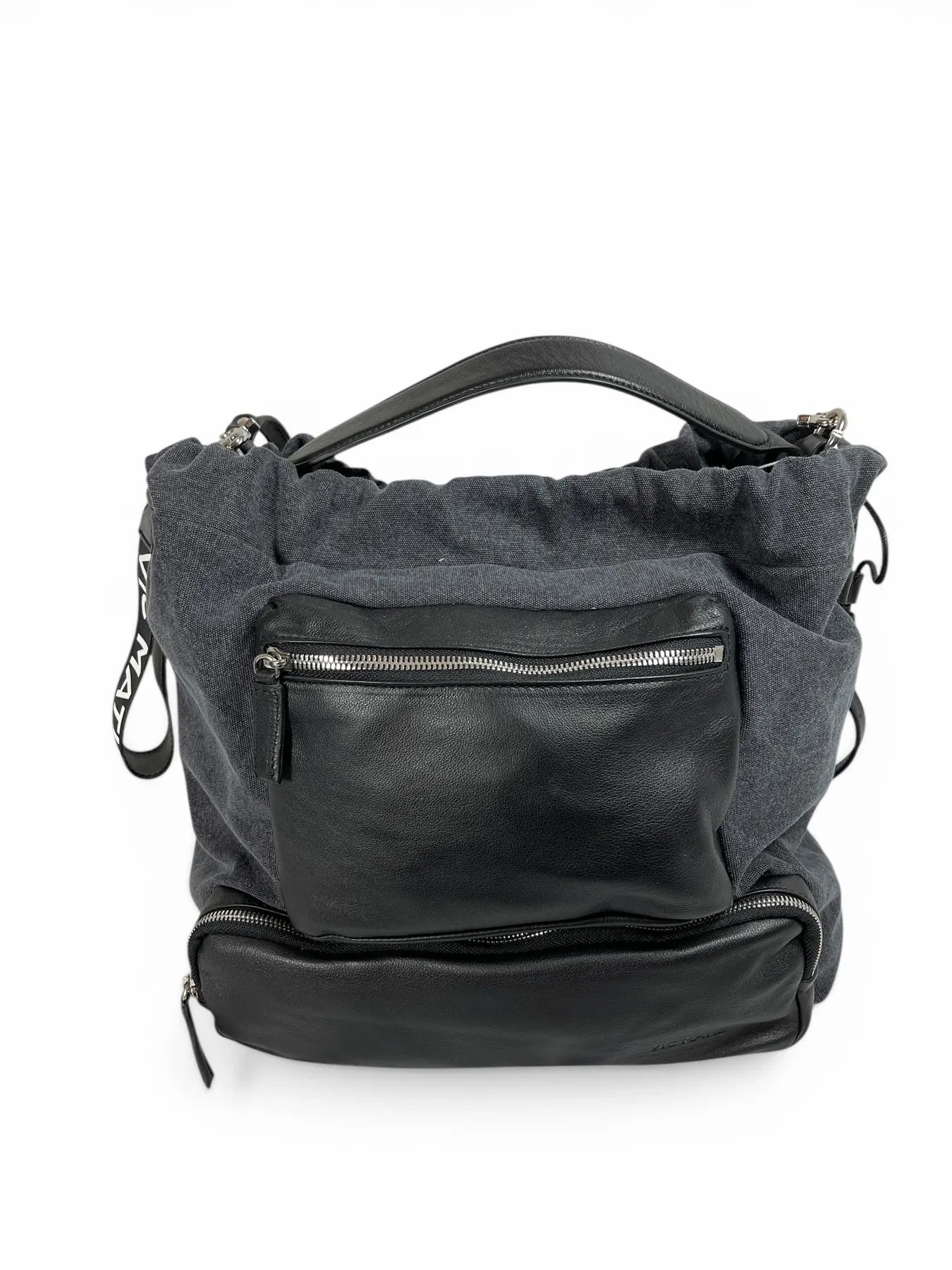 VIC MATIE 0426 TRAVEL/OLONA TASCHE LEDER CANVAS NERO
