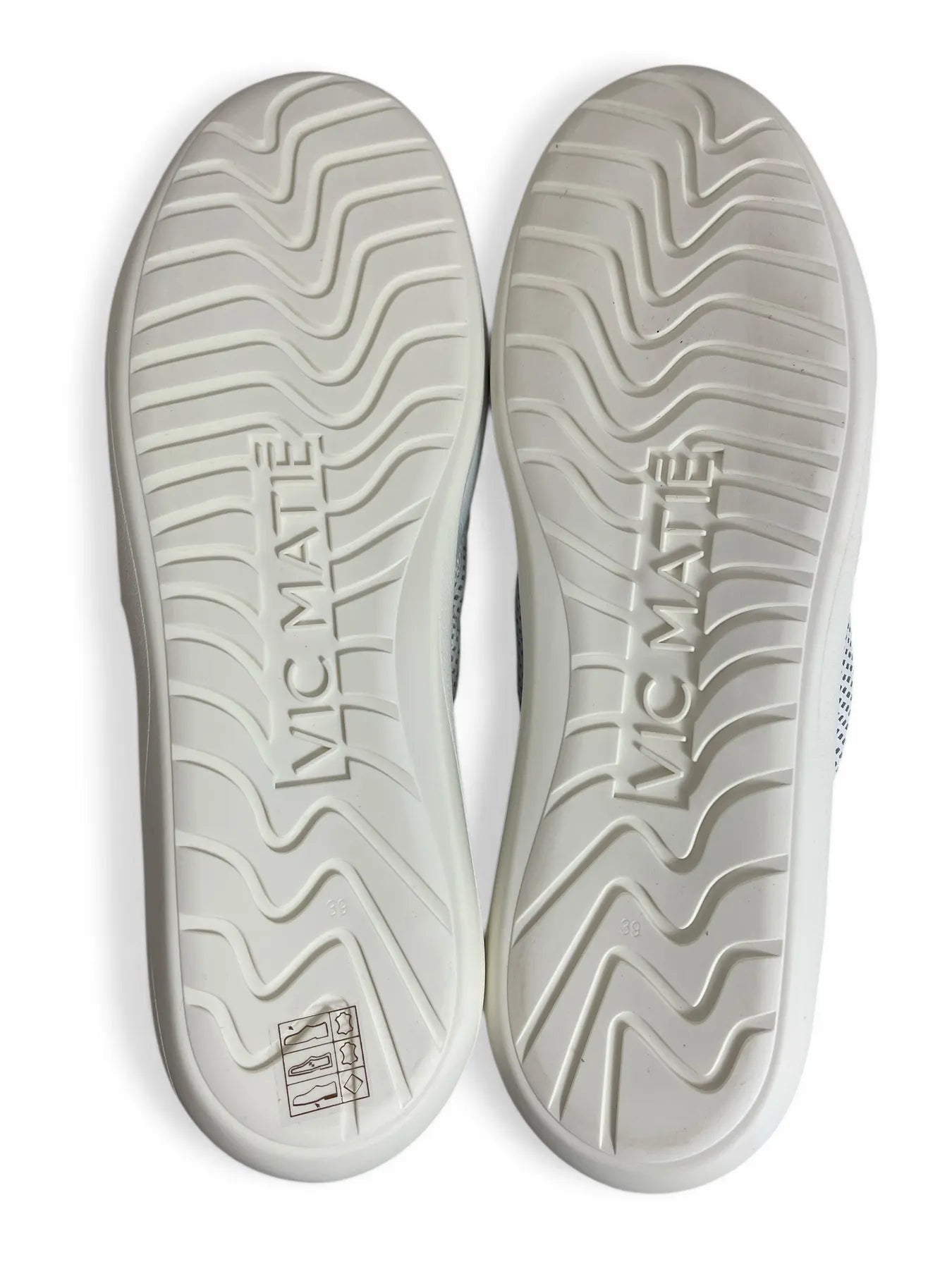 VIC MATIE 5100 travel leichte Sneaker perforiertes Leder Weiß