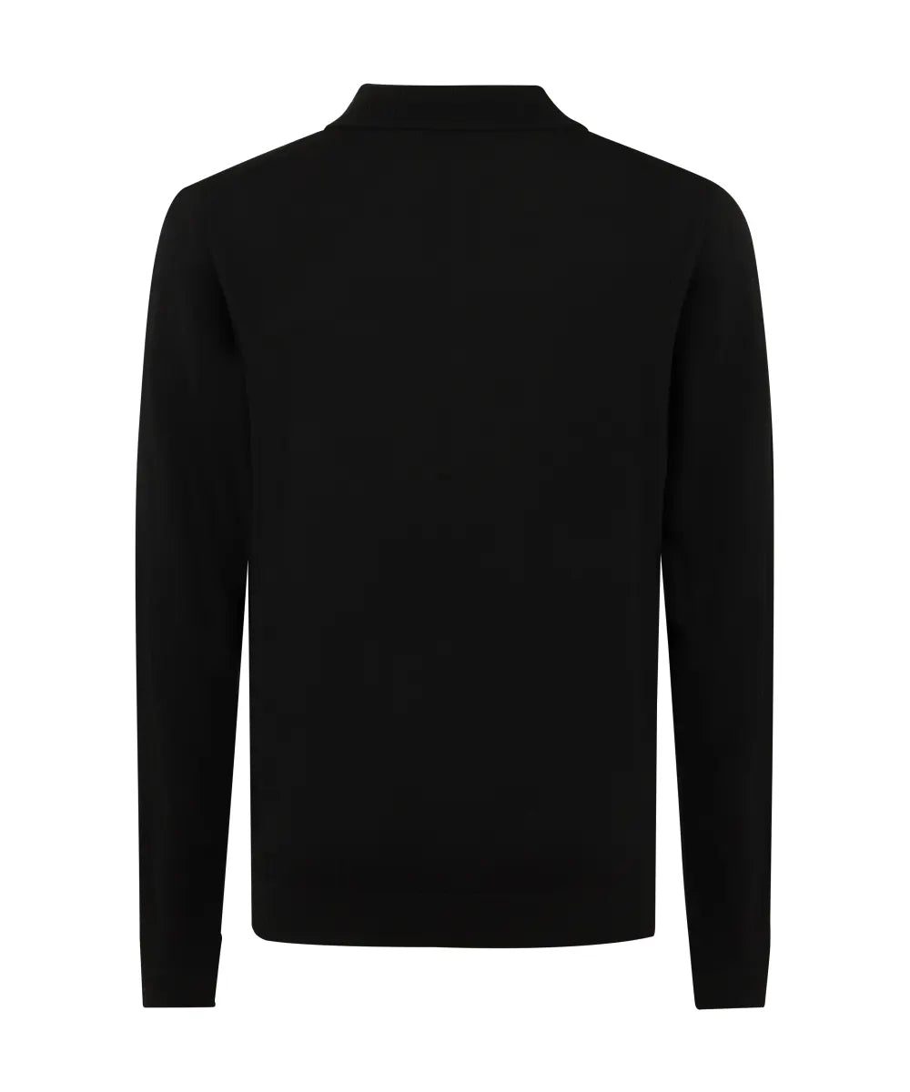 Baldessarini B4 50055.5063 BLD-Manteo Pullover Knopfleiste Black