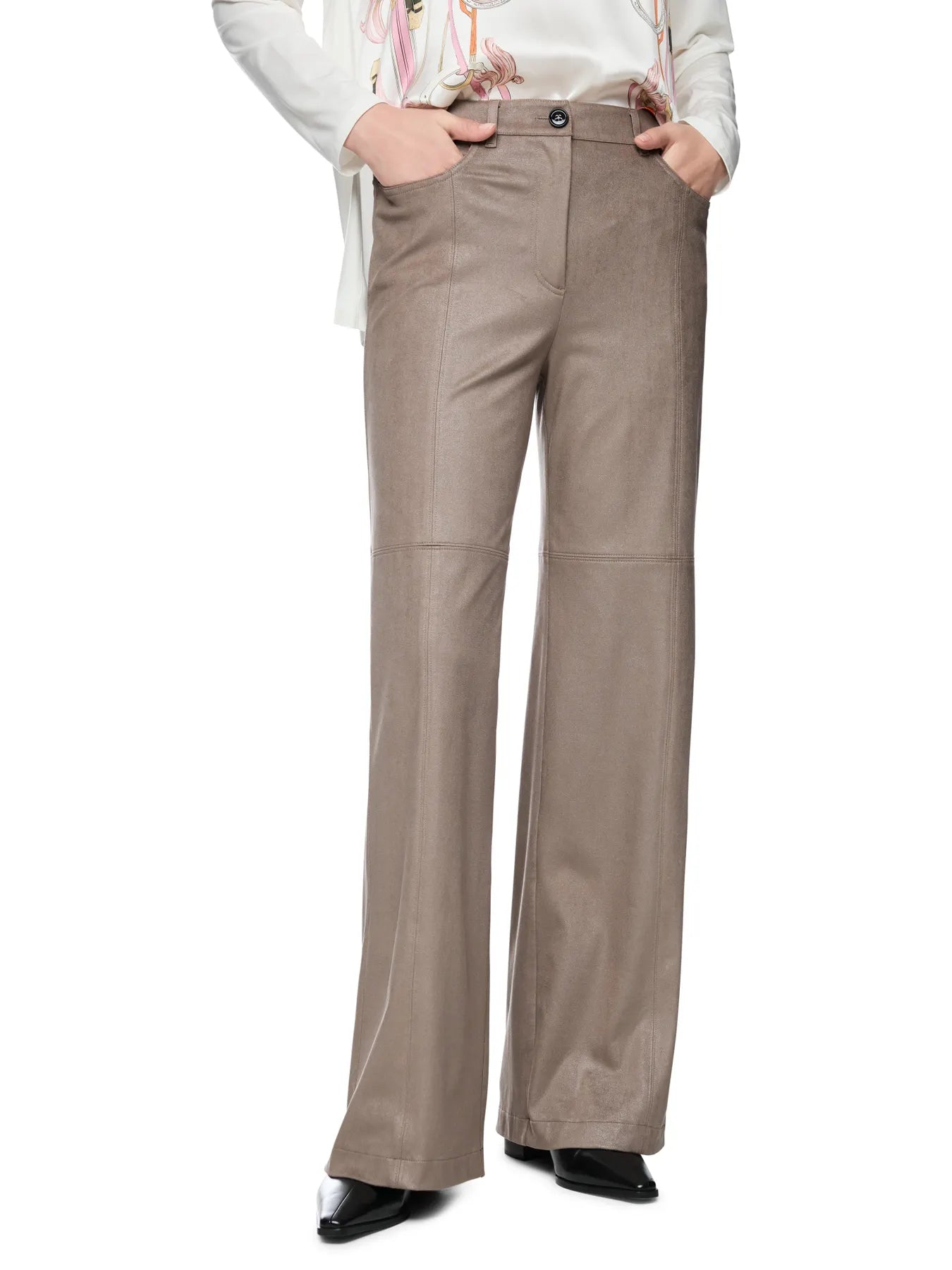 MARC CAIN 
                
                                            BP 81.55 J10 Weite Hose WARRI im Wide Fit driftwood