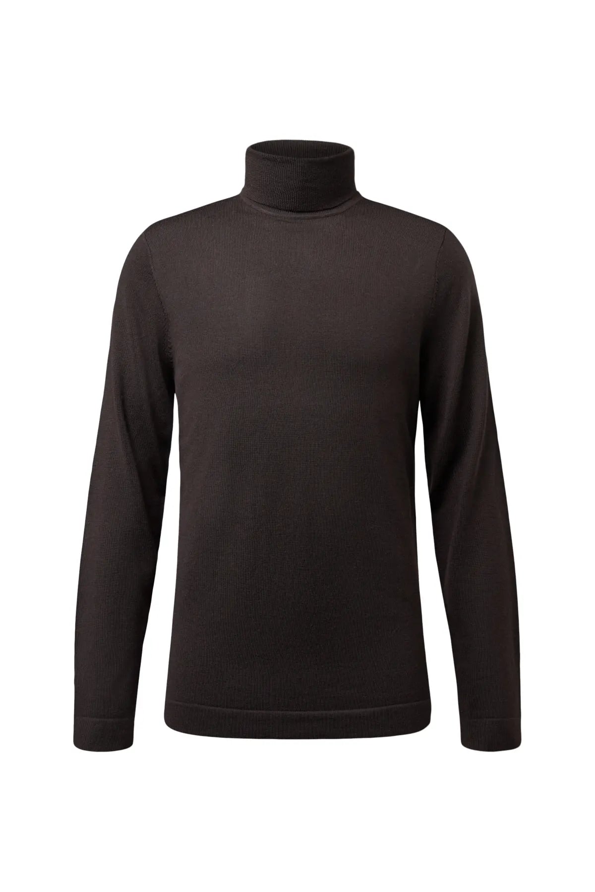 DRYKORN 420002 JOEY Rollkragenpullover  Feinstrick schoko braun 1116
