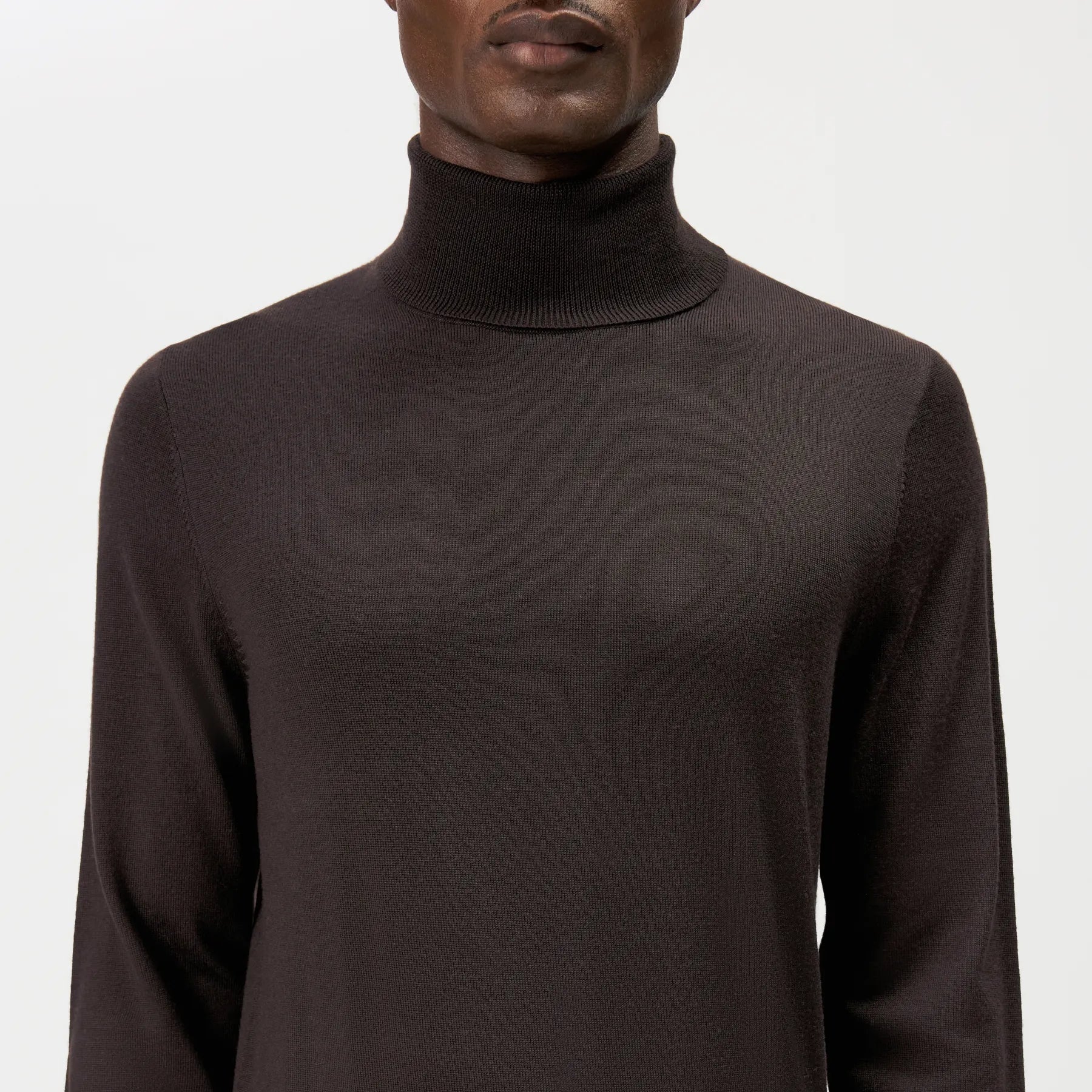 DRYKORN 420002 JOEY Rollkragenpullover  Feinstrick schoko braun 1116