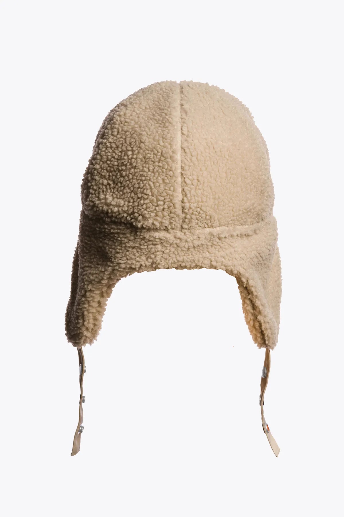 PARAJUMPERS - HA41 VELVEY  Jockey-Kappe aus Curly Fleece Chalk White