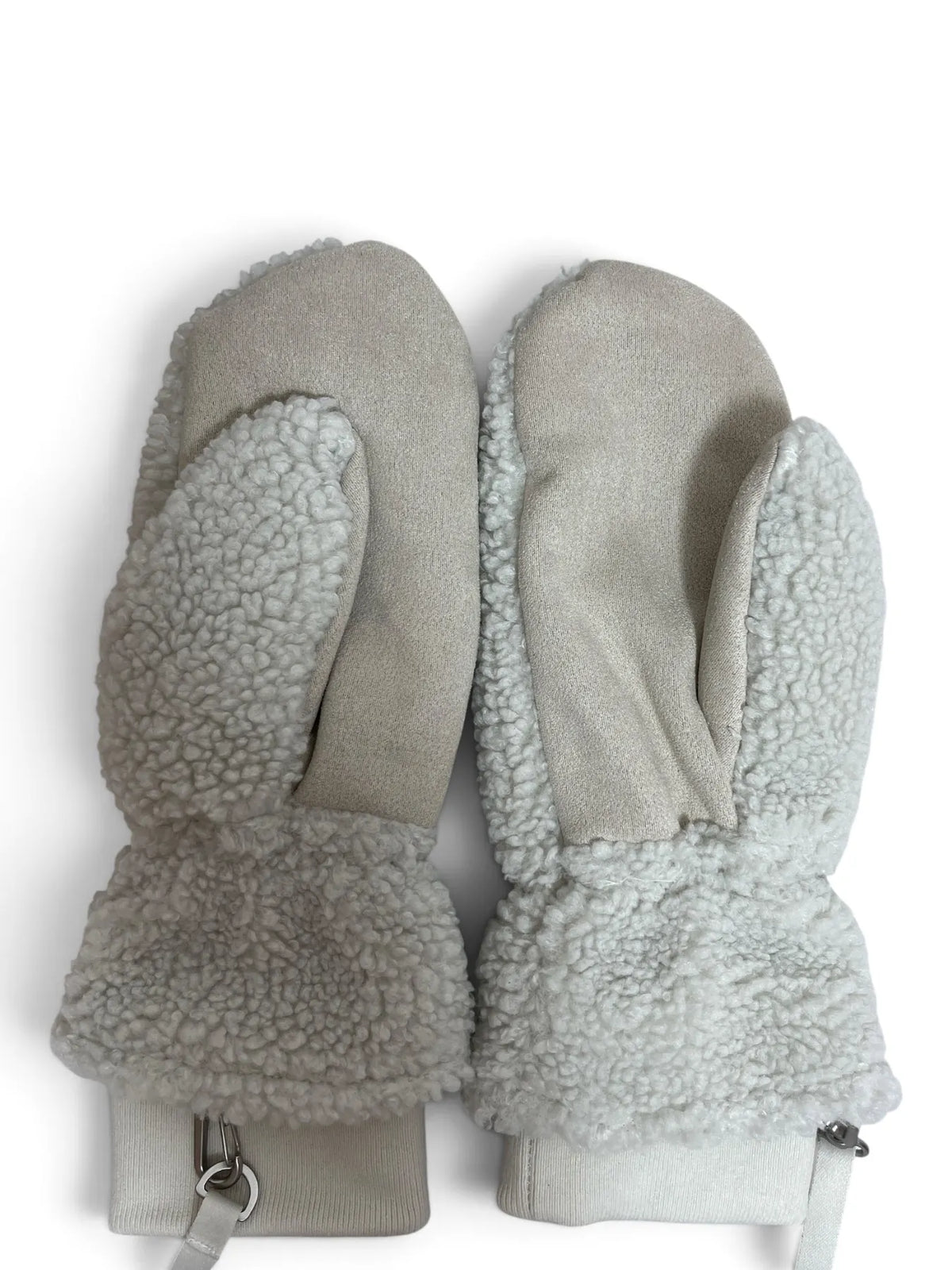 PARAJUMPERS GL40 ILOVA Handschuhe aus Curly Fleece Chalk White
